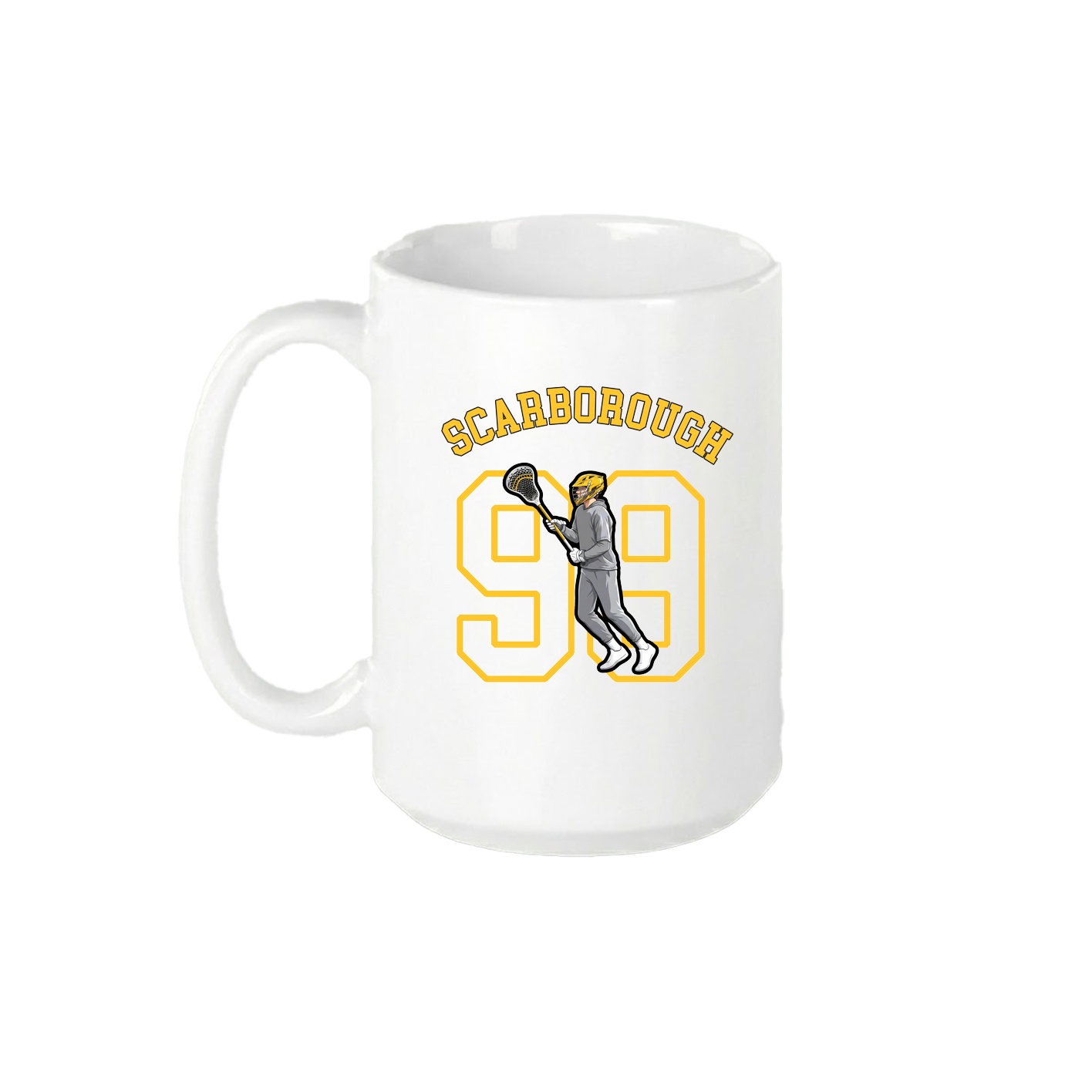 15oz Coffee Mug — Shirsey Arch in White