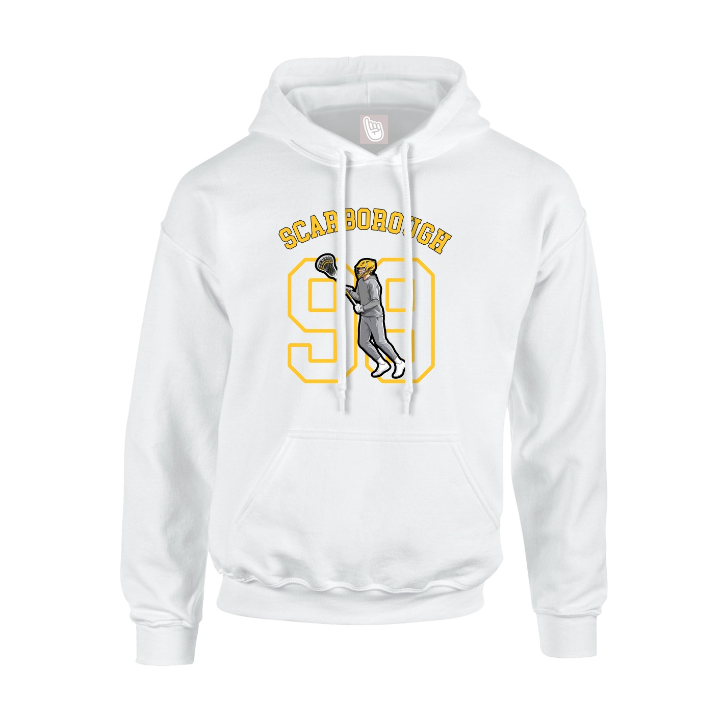 Hoodie — Shirsey Arch in White