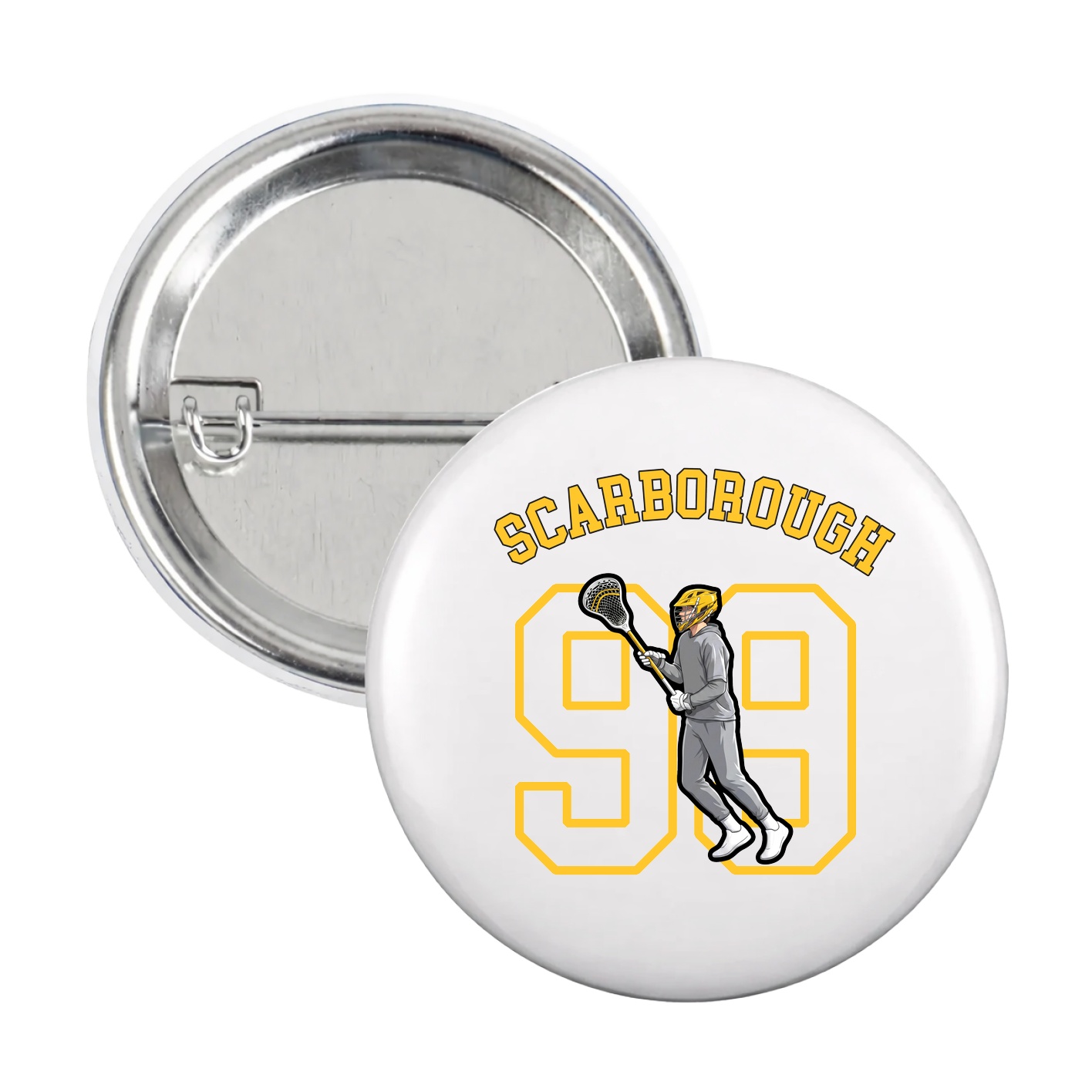 Game Day Button — Shirsey Arch in White
