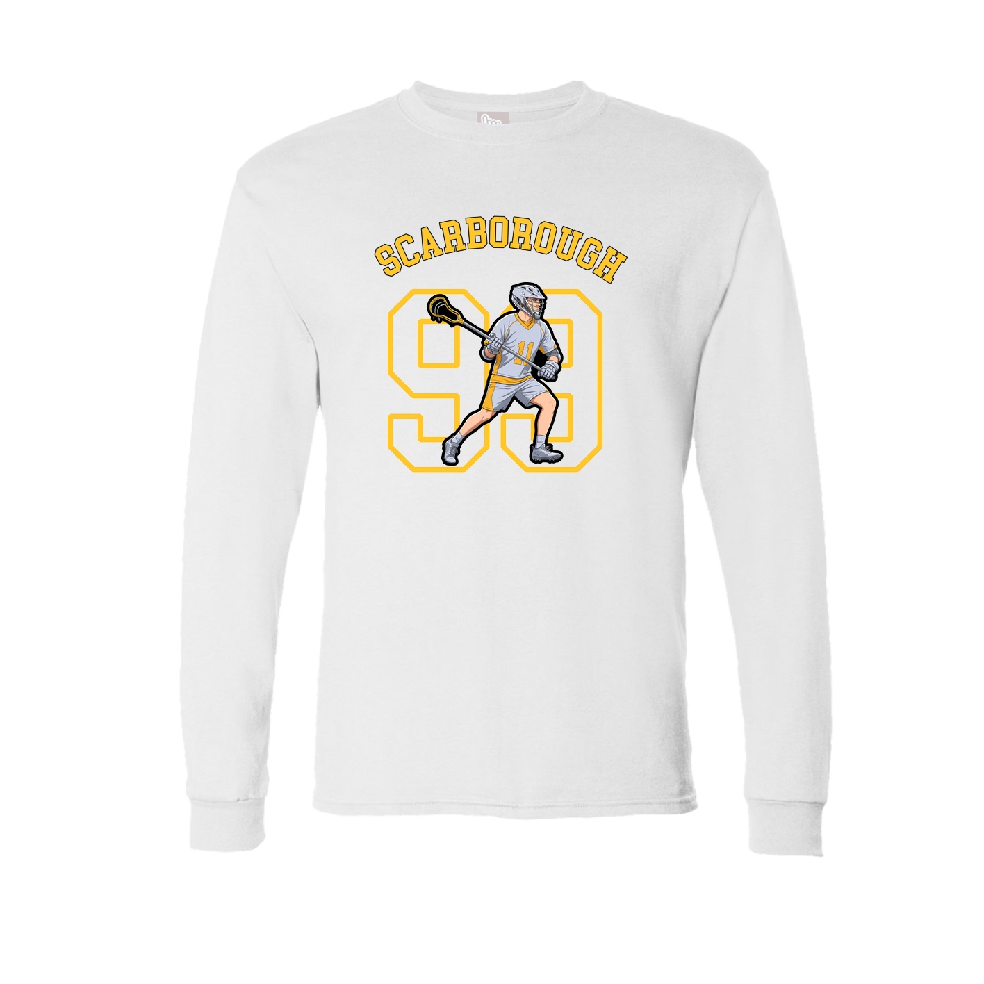 Long Sleeve Tee — Shirsey Arch in White