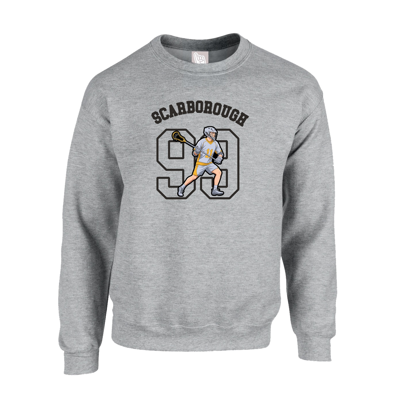 Fleece Crew — Shirsey Arch in Grey