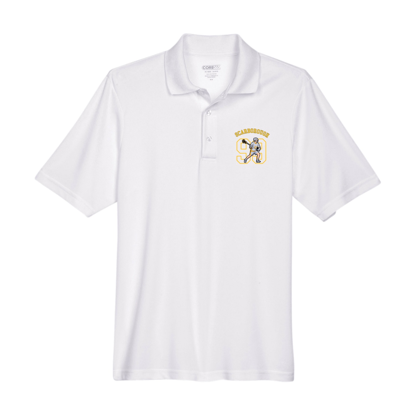 Performance Polo — Shirsey Arch in White
