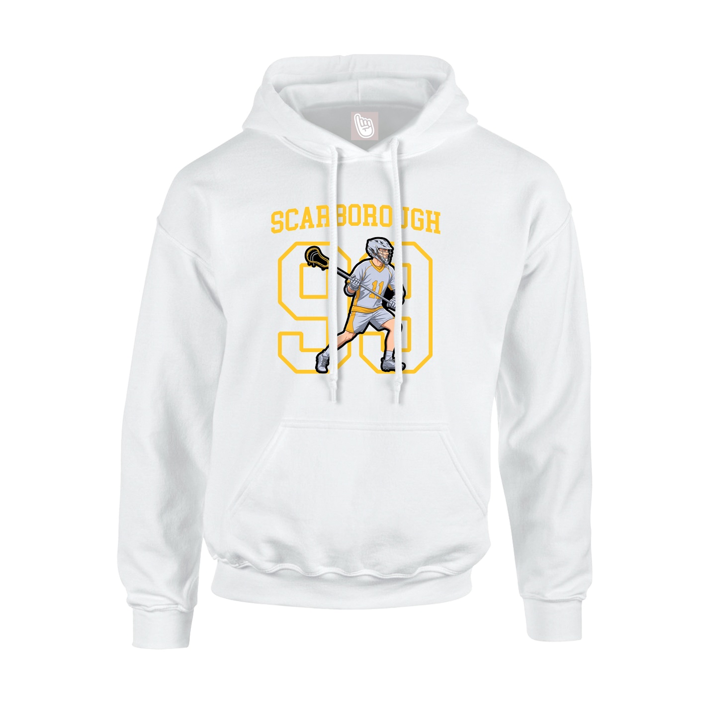 Hoodie — Shirsey in White