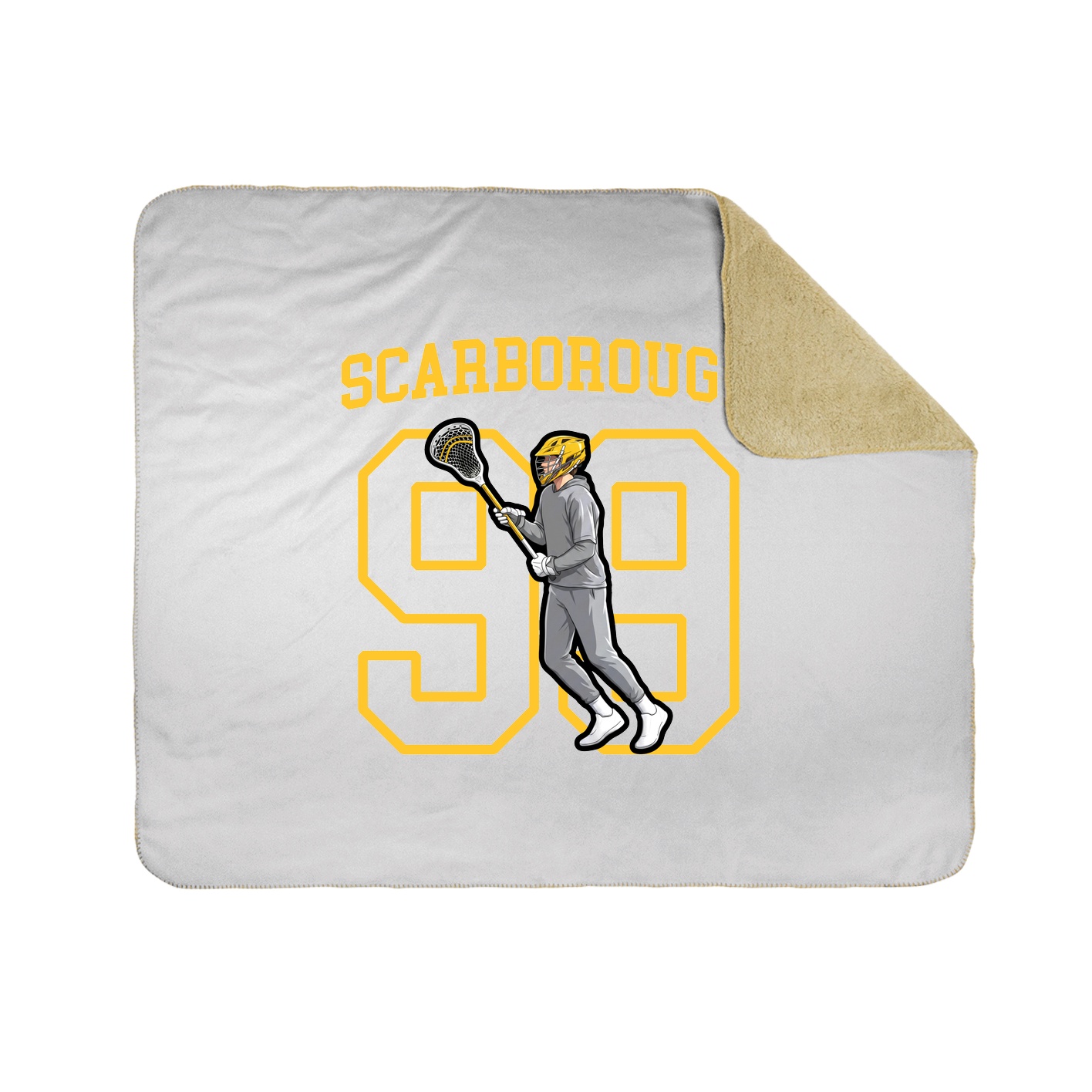 50x60 Sherpa Lined Throw Blanket