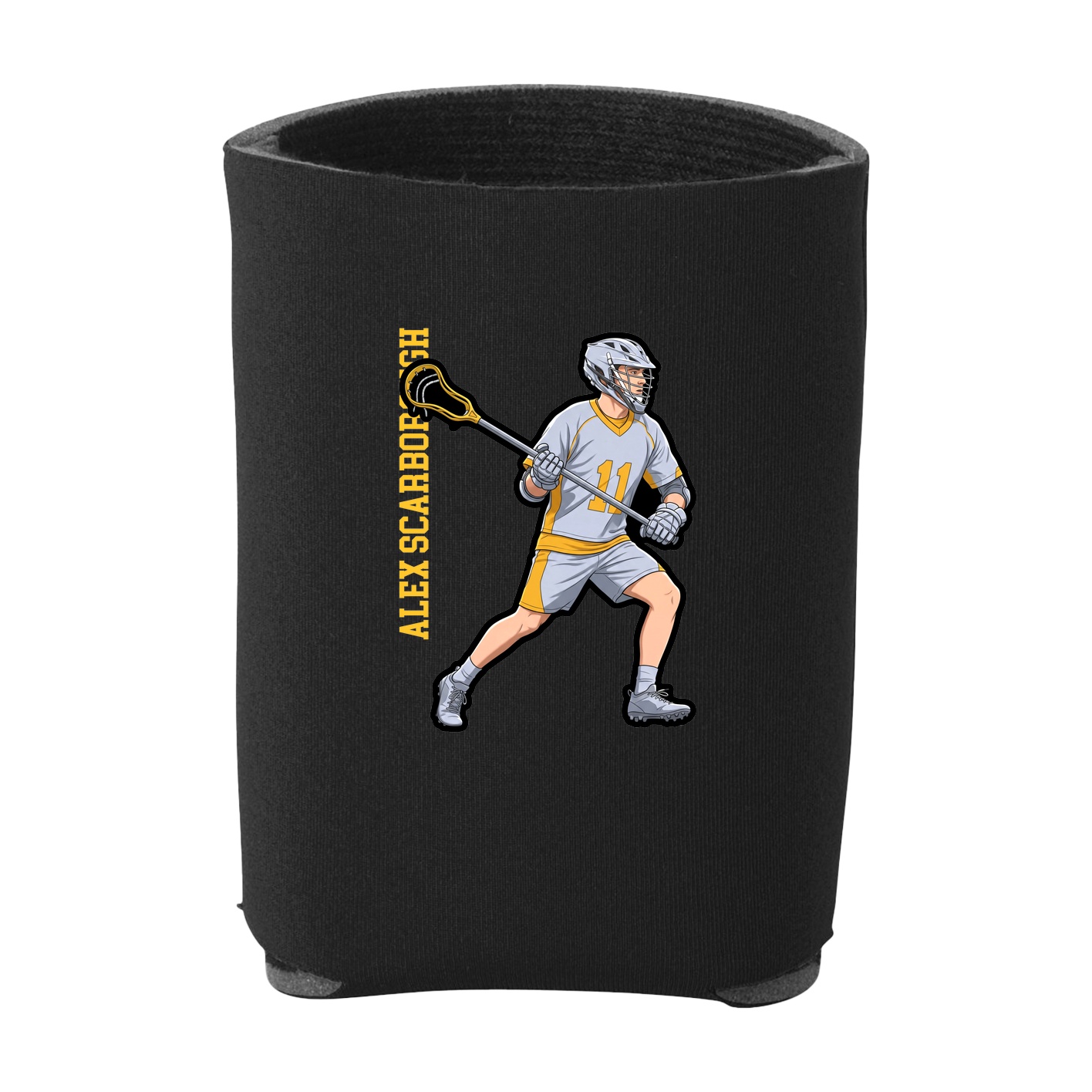 Can Holder — Name Vertical in Black