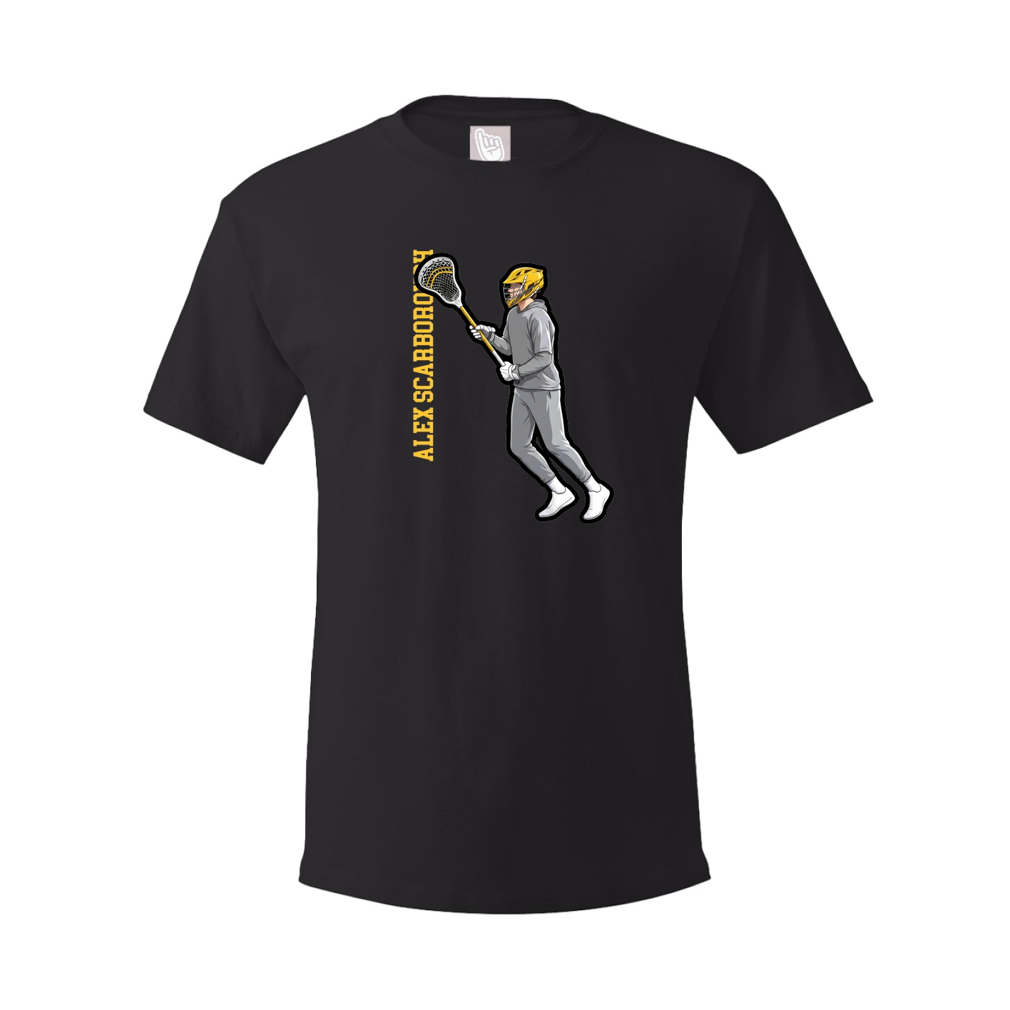 Tee — Name Vertical in Black