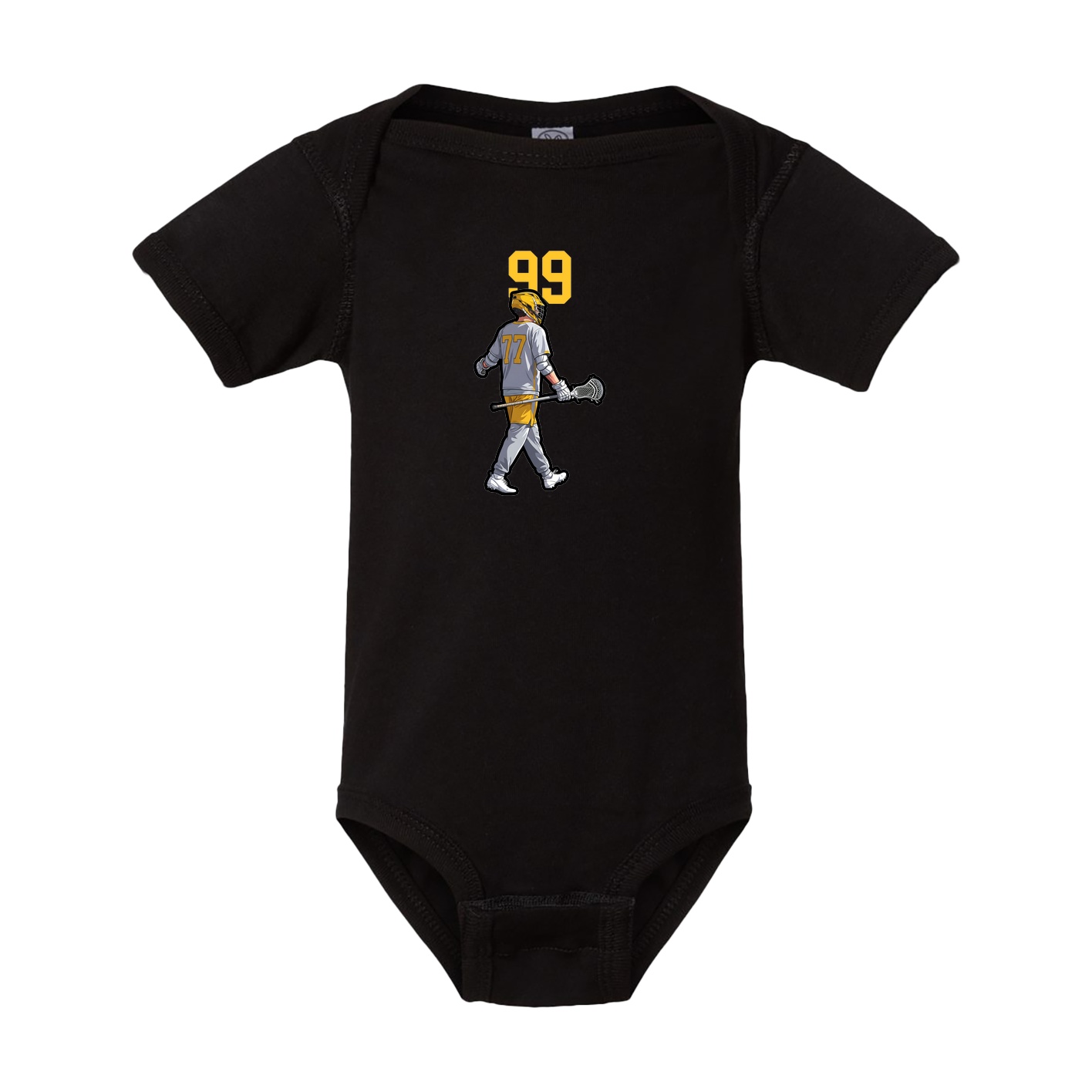 Baby Onesie — Number Top in Black