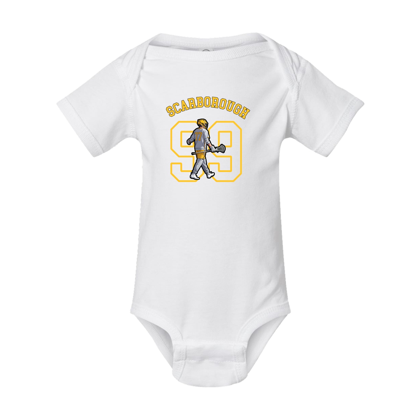 Baby Onesie — Shirsey Arch in White