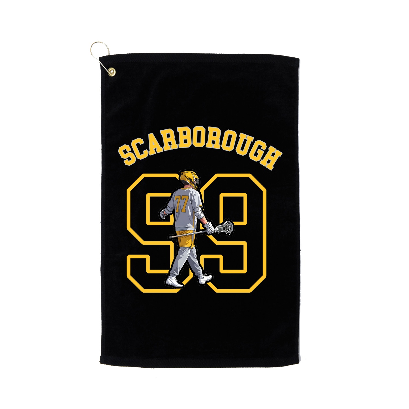 Golf Towel — Shirsey Arch in Black