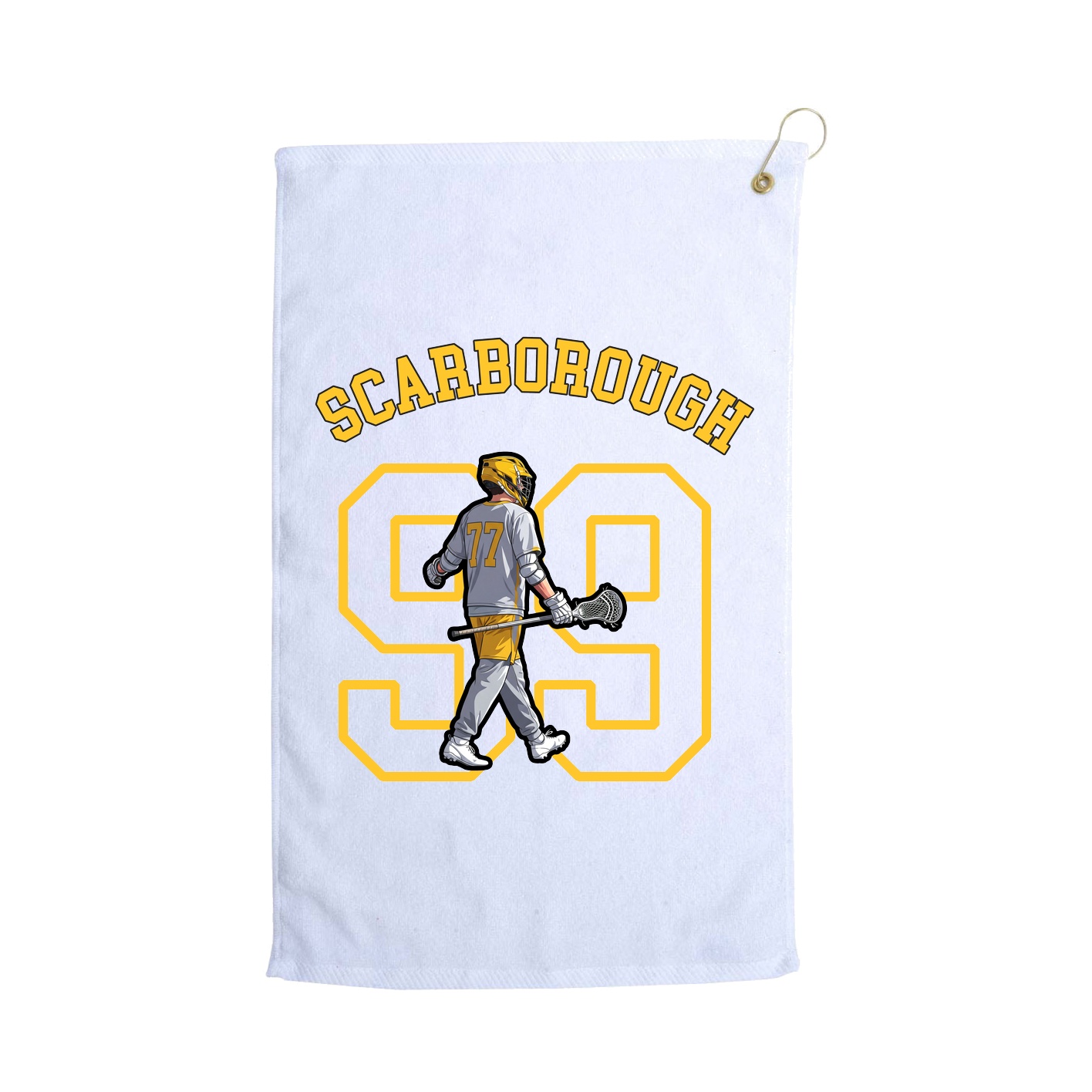 Golf Towel — Shirsey Arch in White