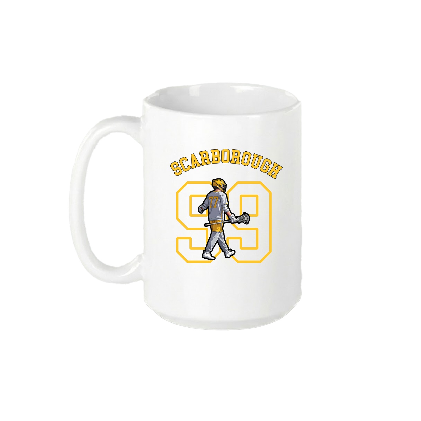 15oz Coffee Mug — Shirsey Arch in White