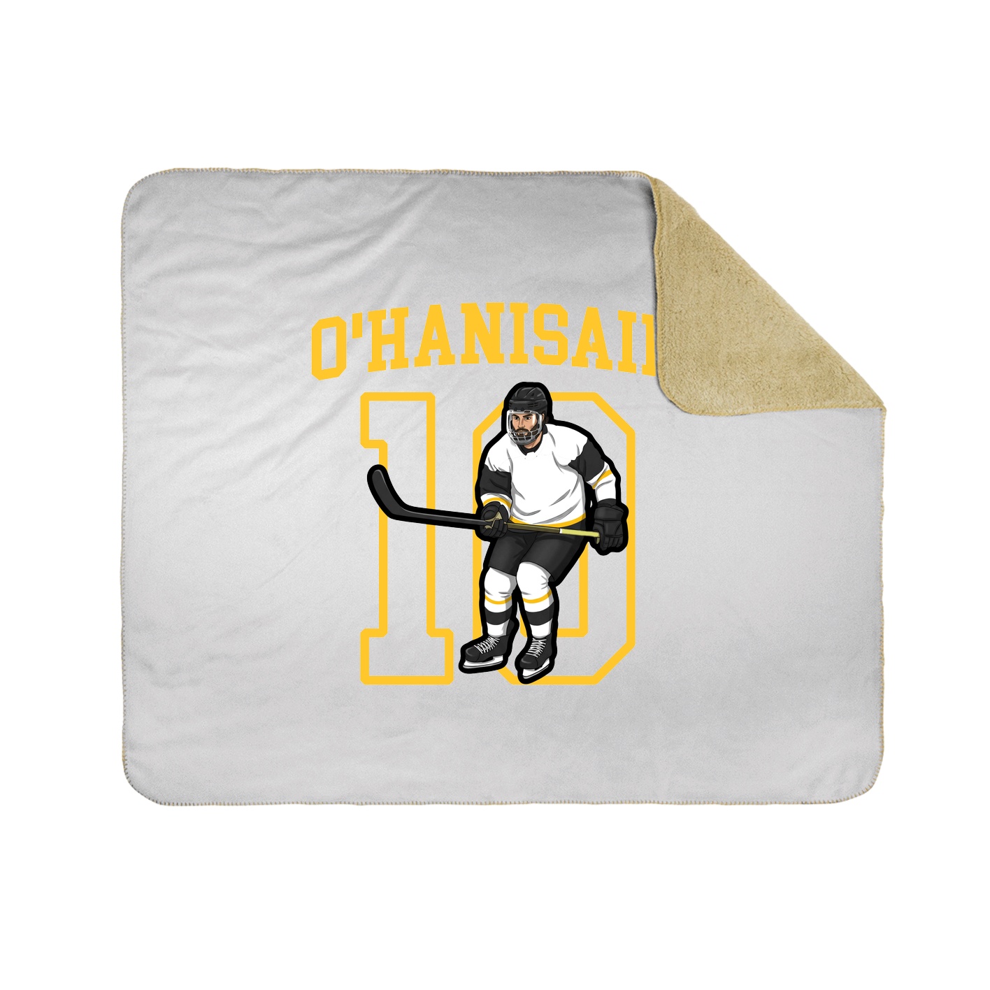 Throw Blanket — Shirsey in White