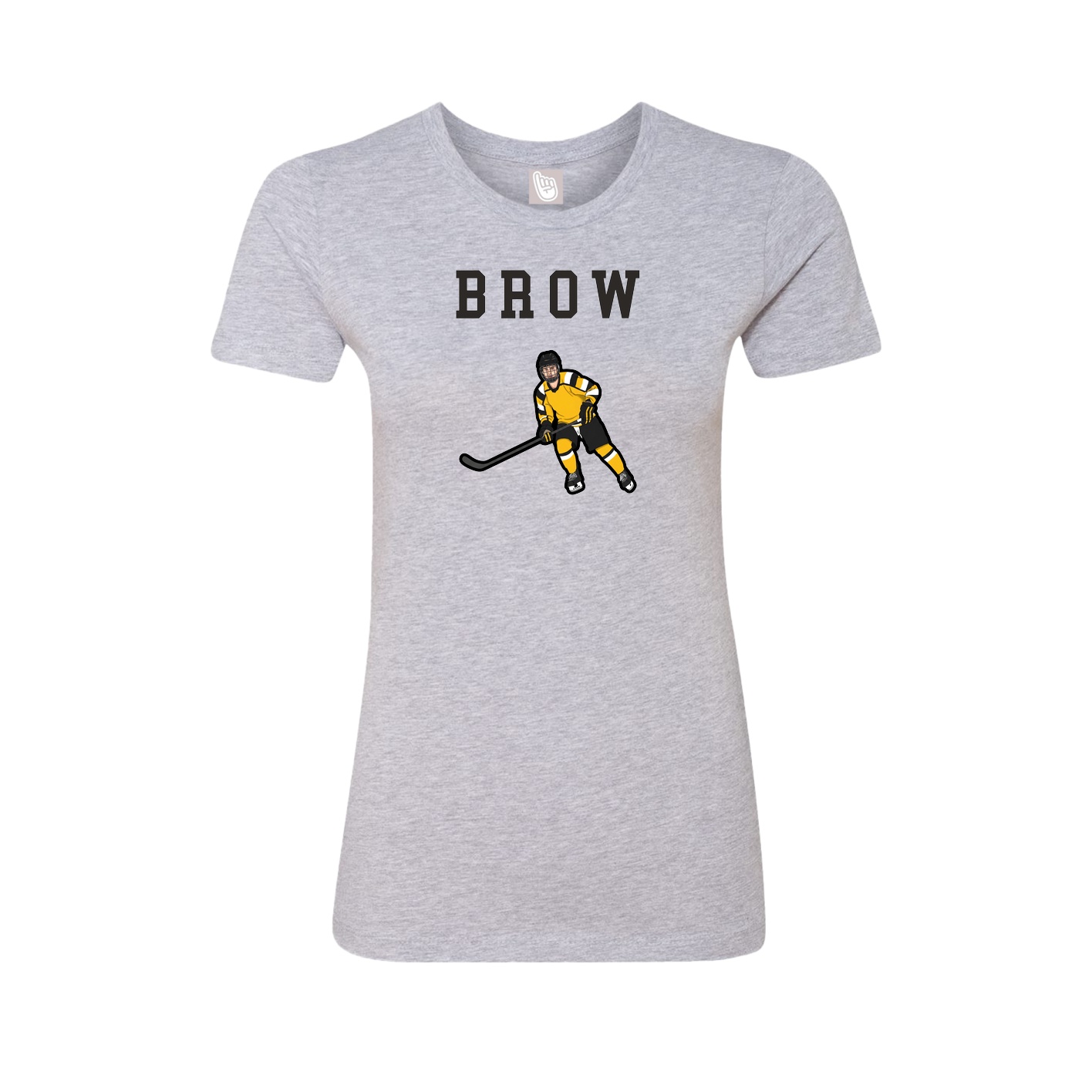 Fitted Women's Tee — Shirsey in Grey