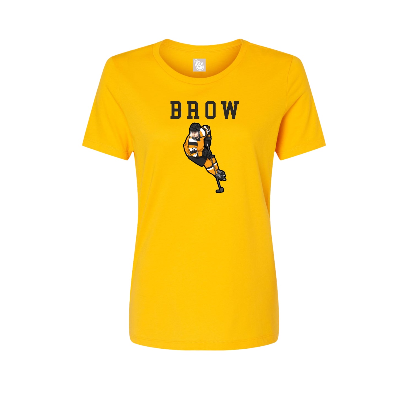Fitted Women's Tee — Shirsey in Gold