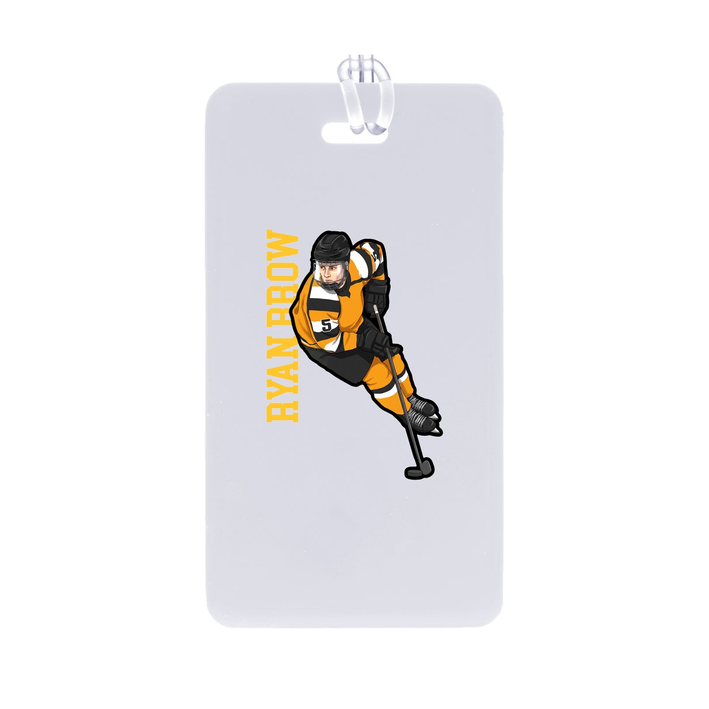 Bag Tag — Name Vertical in Classic