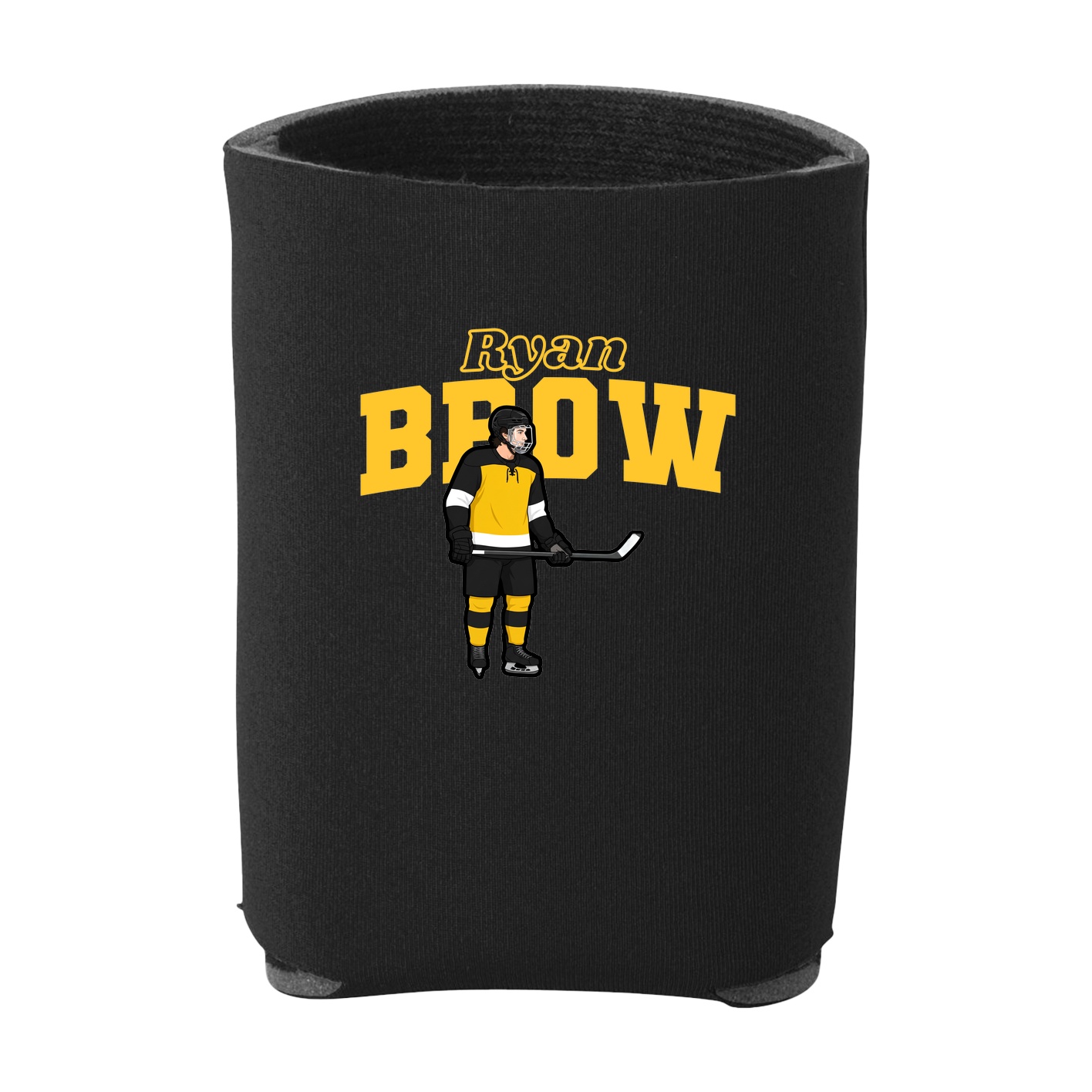 Can Holder — Name Arch in Black