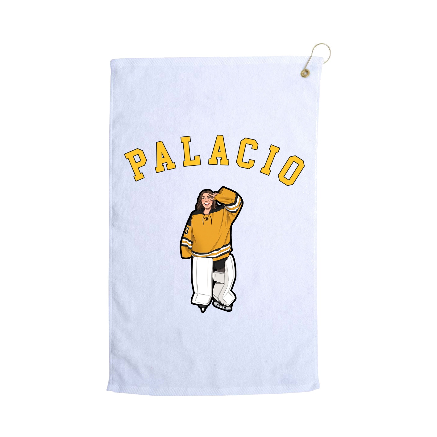 Golf Towel — Shirsey Arch in White