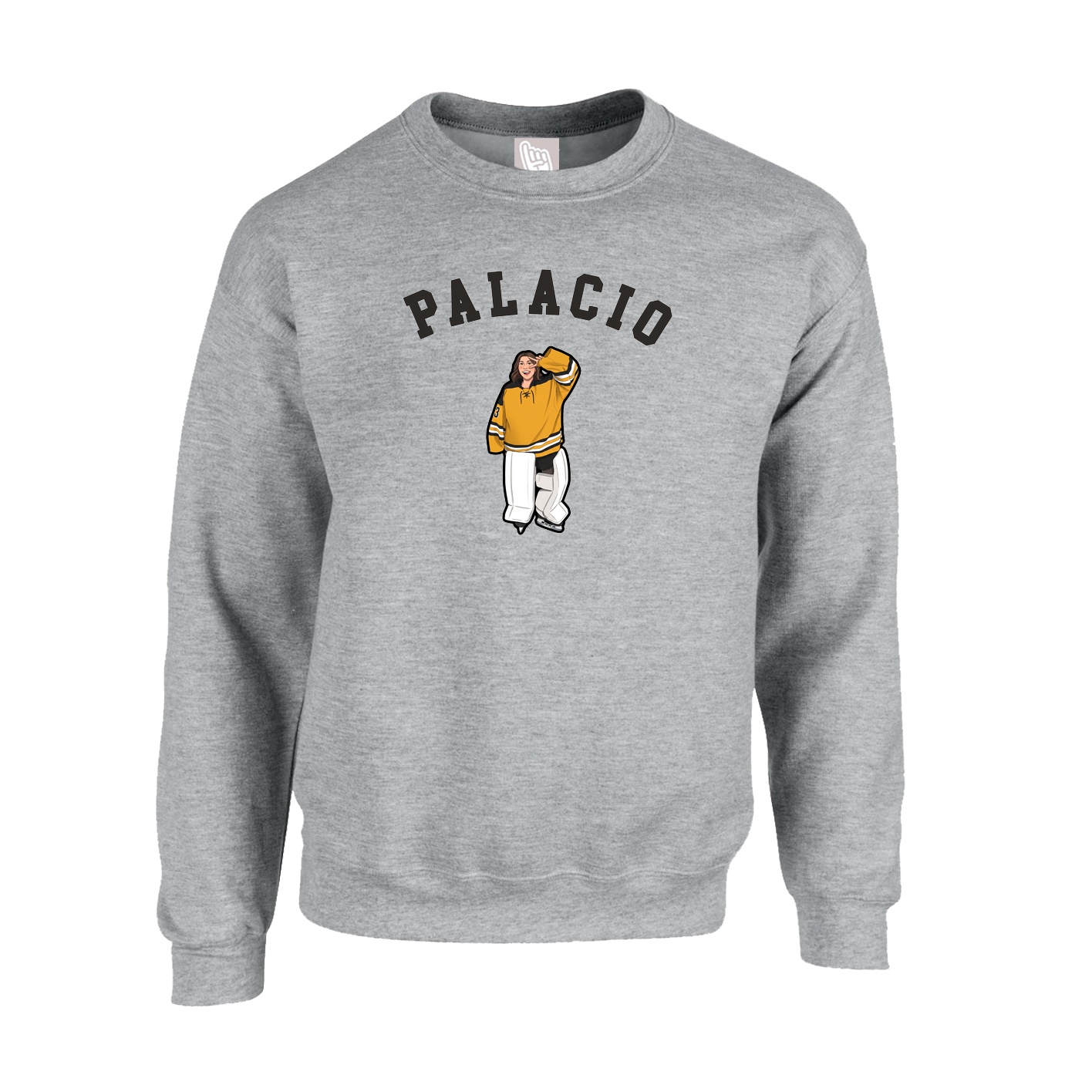 Fleece Crew — Shirsey Arch in Grey