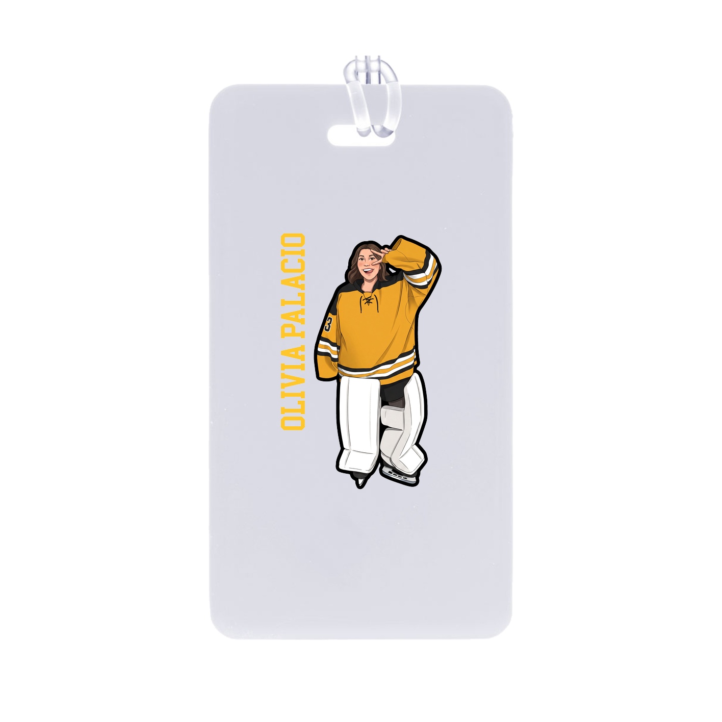 Bag Tag — Name Vertical in Classic
