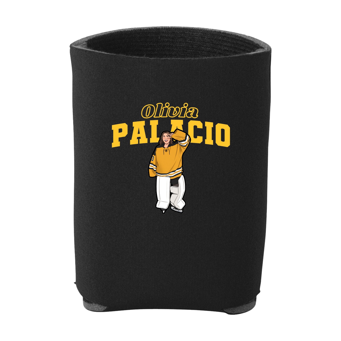 Can Holder — Name Arch in Black