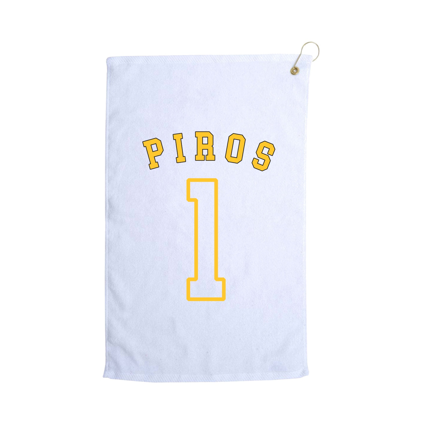 Golf Towel — Shirsey Arch in White