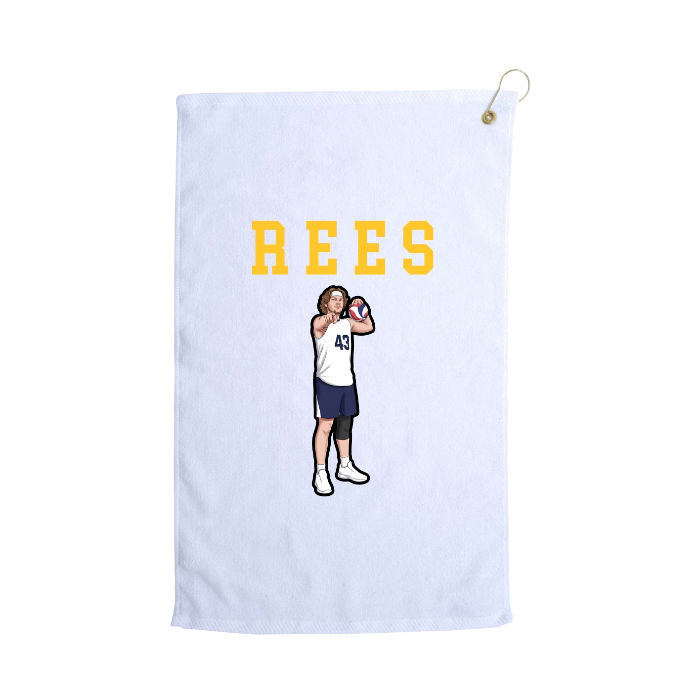 Golf Towel — Shirsey in White
