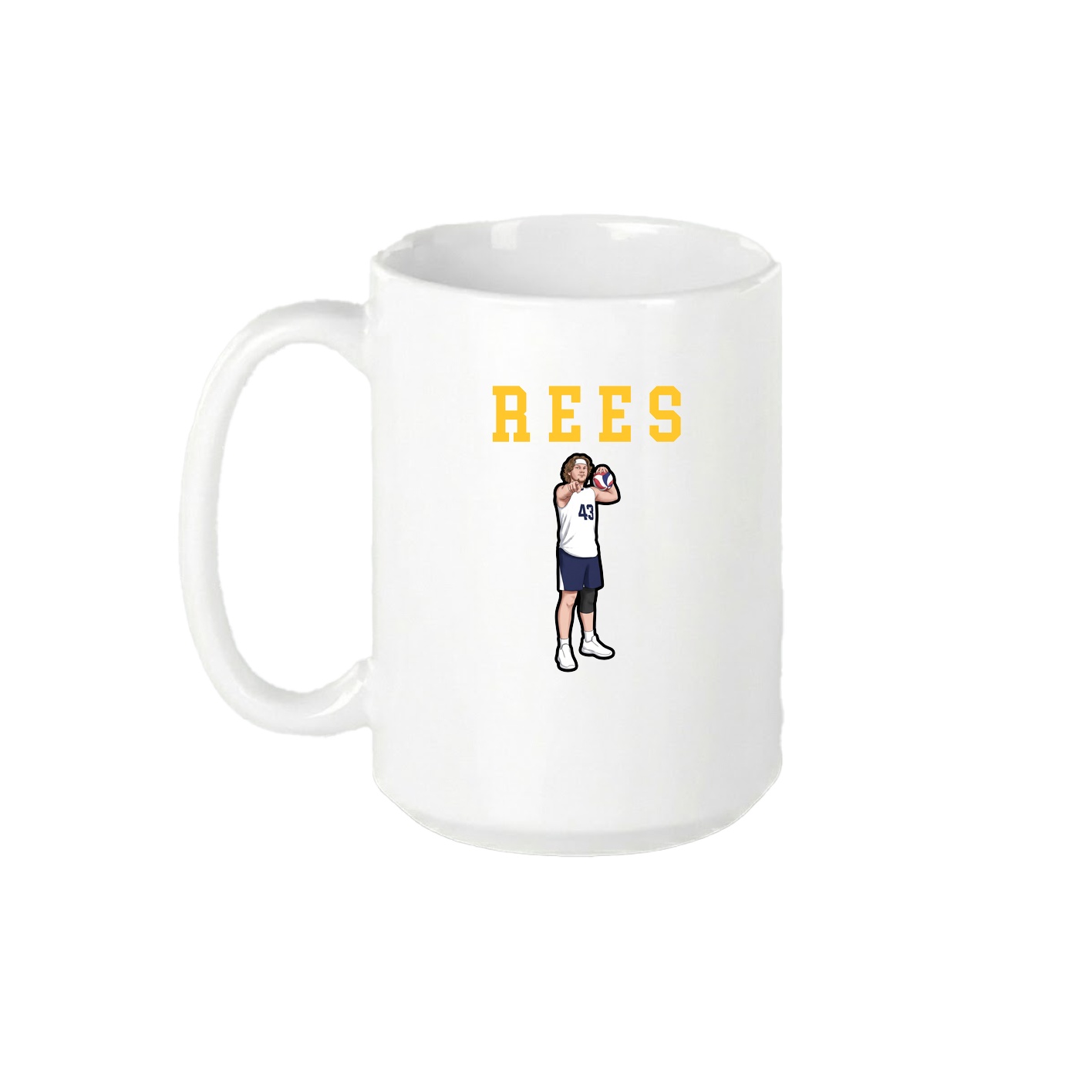 15oz Coffee Mug — Shirsey in White