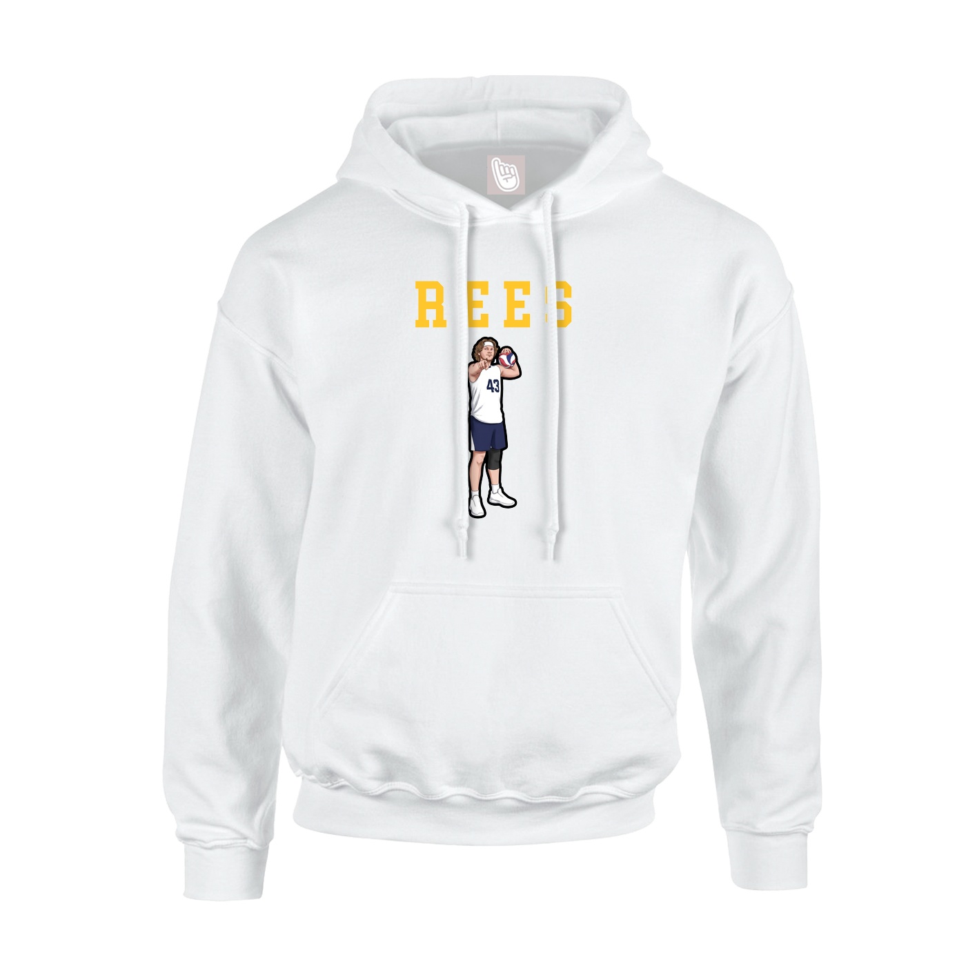 Hoodie — Shirsey in White