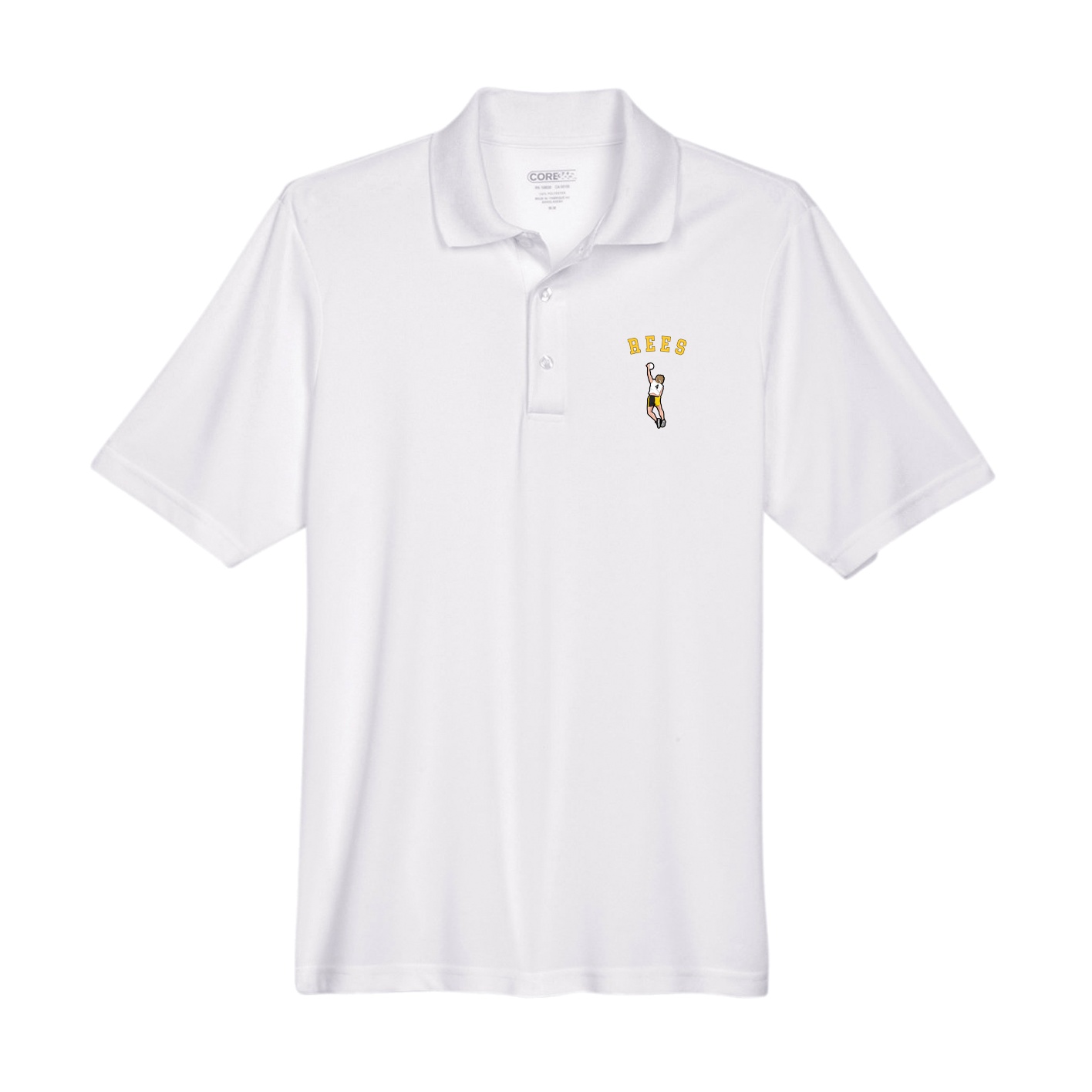 Performance Polo — Shirsey Arch in White