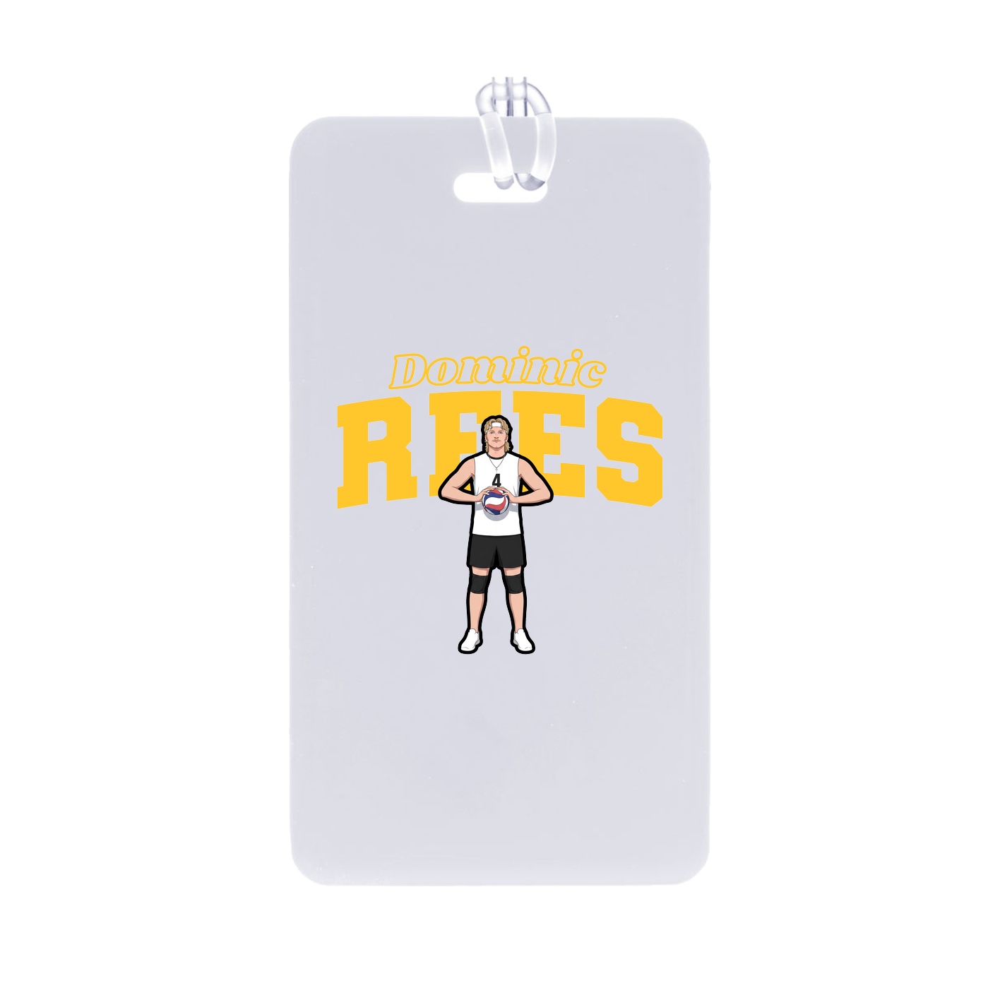 Bag Tag — Name Arch in Classic