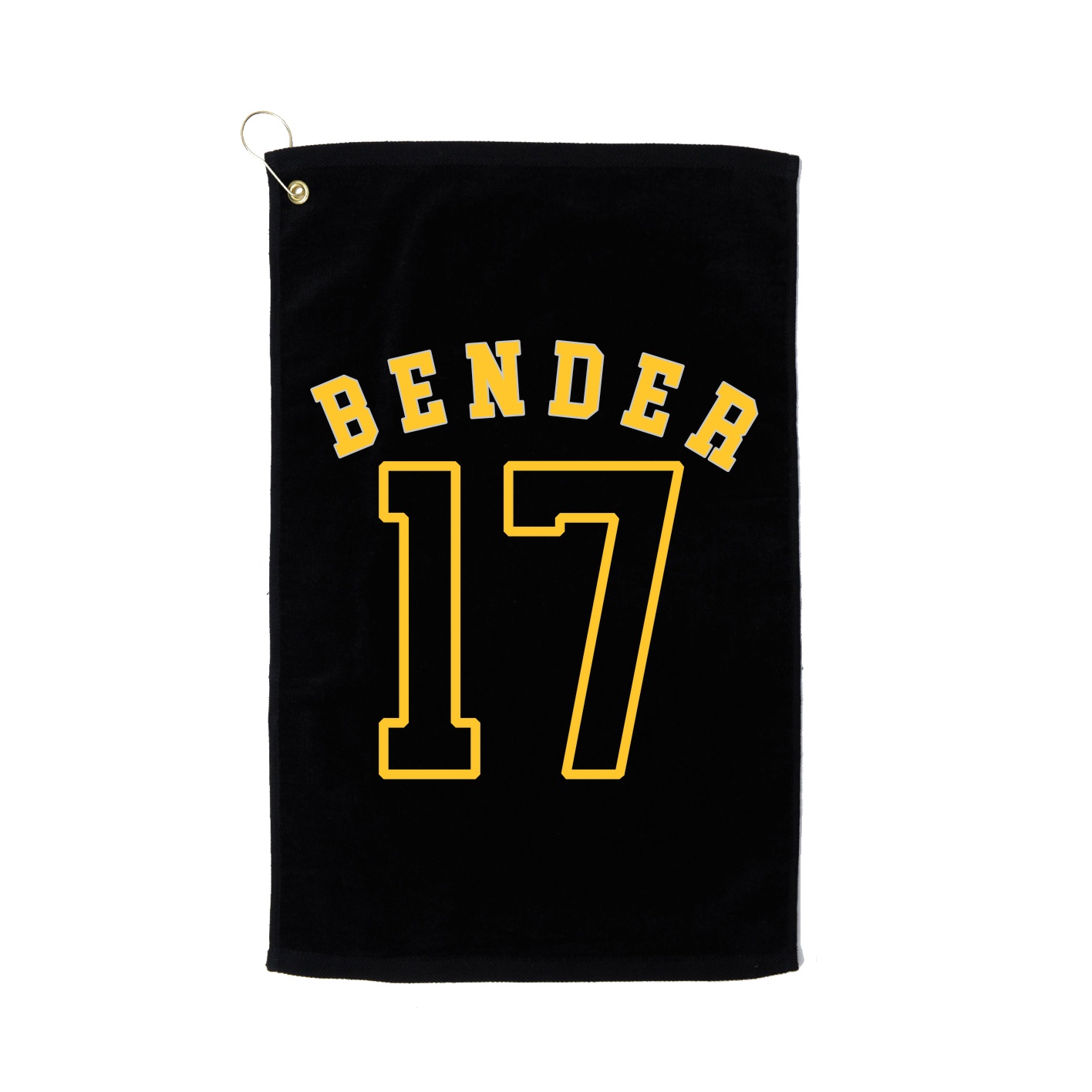 Golf Towel — Shirsey Arch in Black