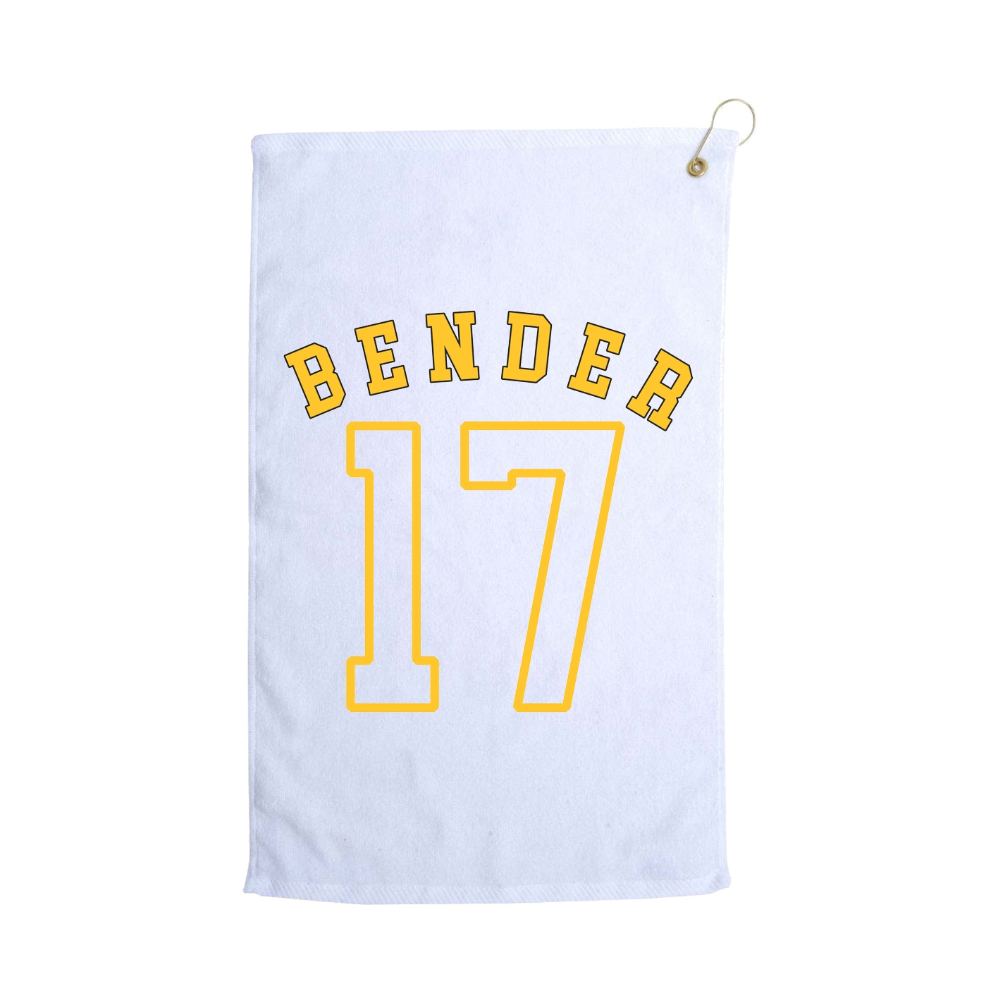 Golf Towel — Shirsey Arch in White