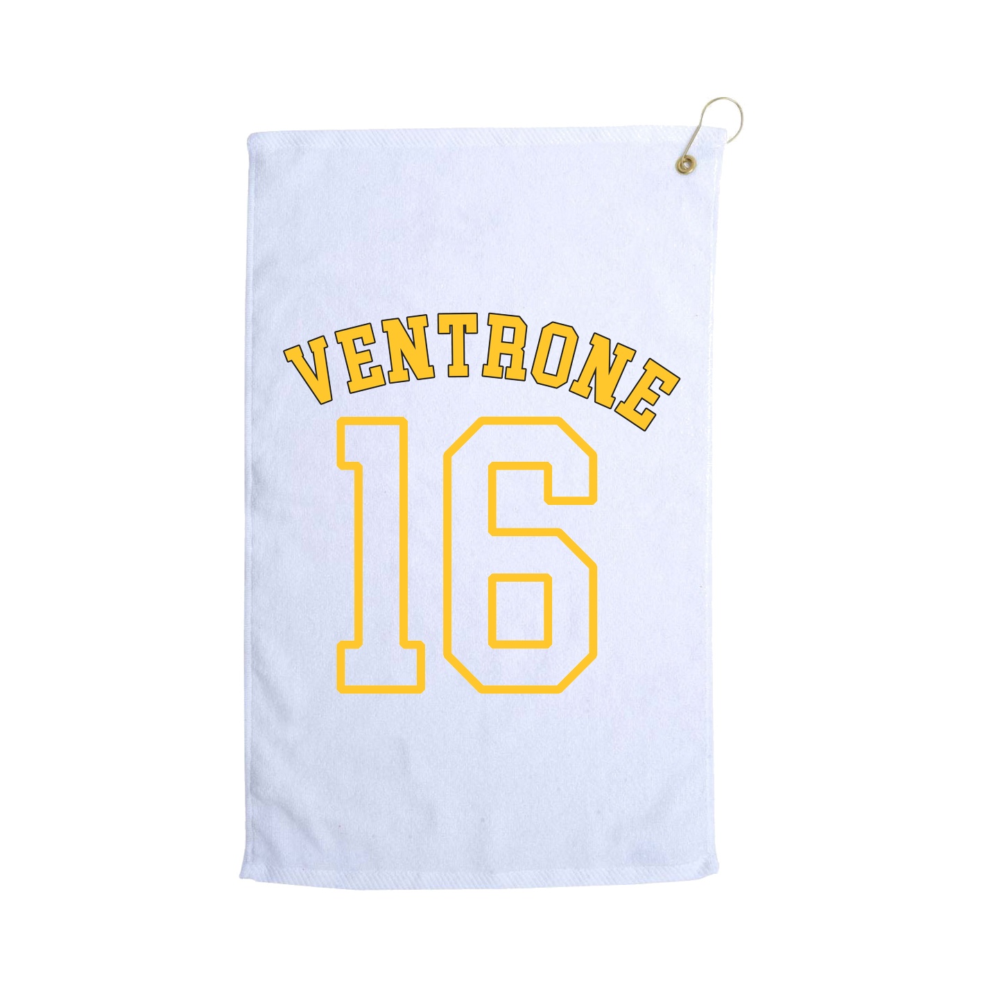 Golf Towel — Shirsey Arch in White
