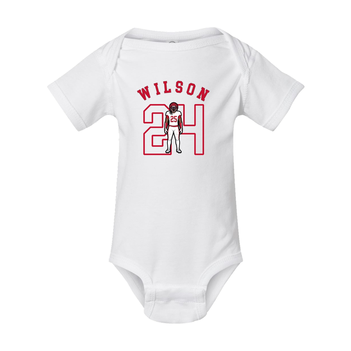 Baby Onesie — Shirsey Arch in White