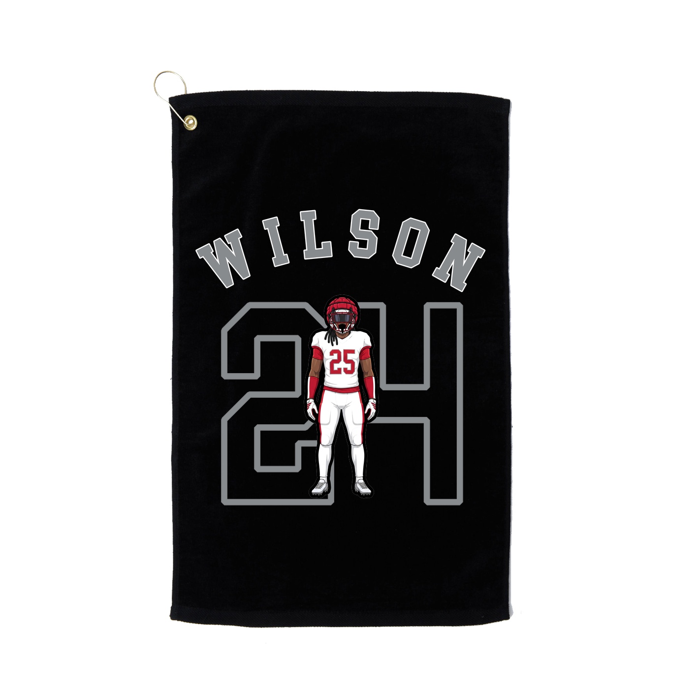 Golf Towel — Shirsey Arch in Black