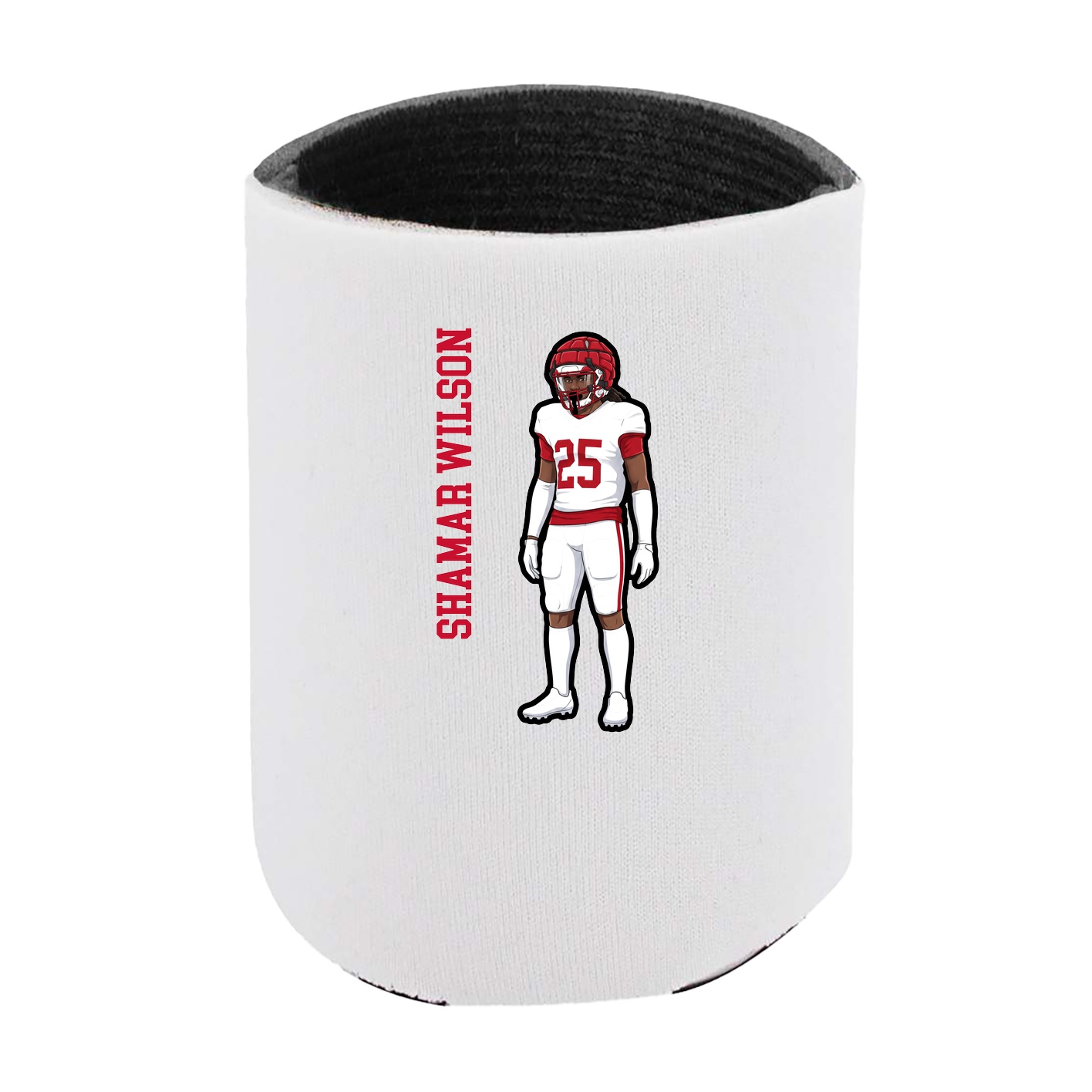 Can Holder — Name Vertical in White