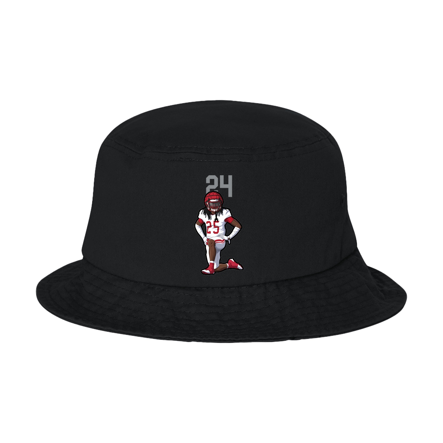 Bucket Cap — Number Top in Black