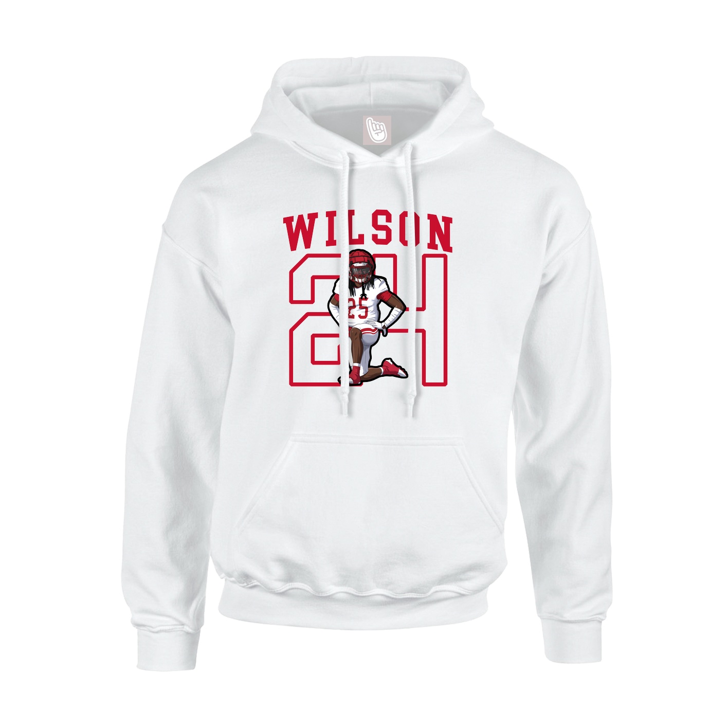 Hoodie — Shirsey in White