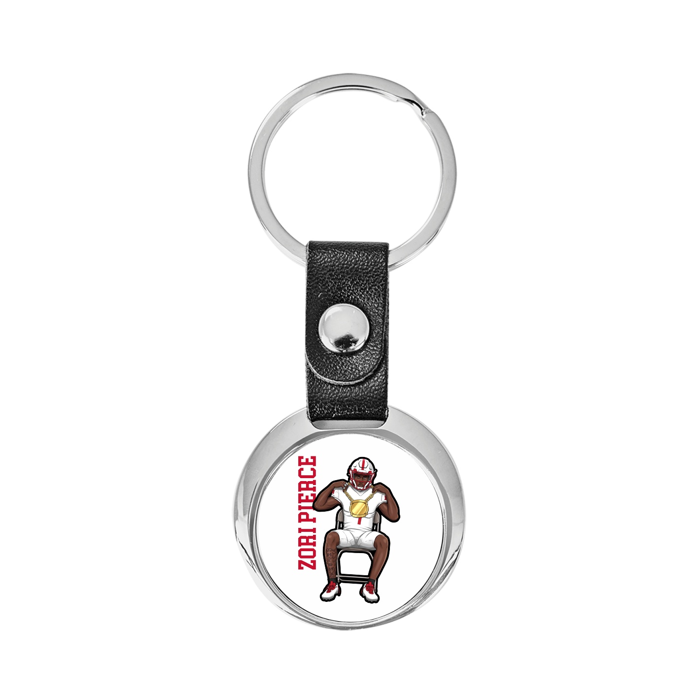 Key Chain — Name Vertical in Classic