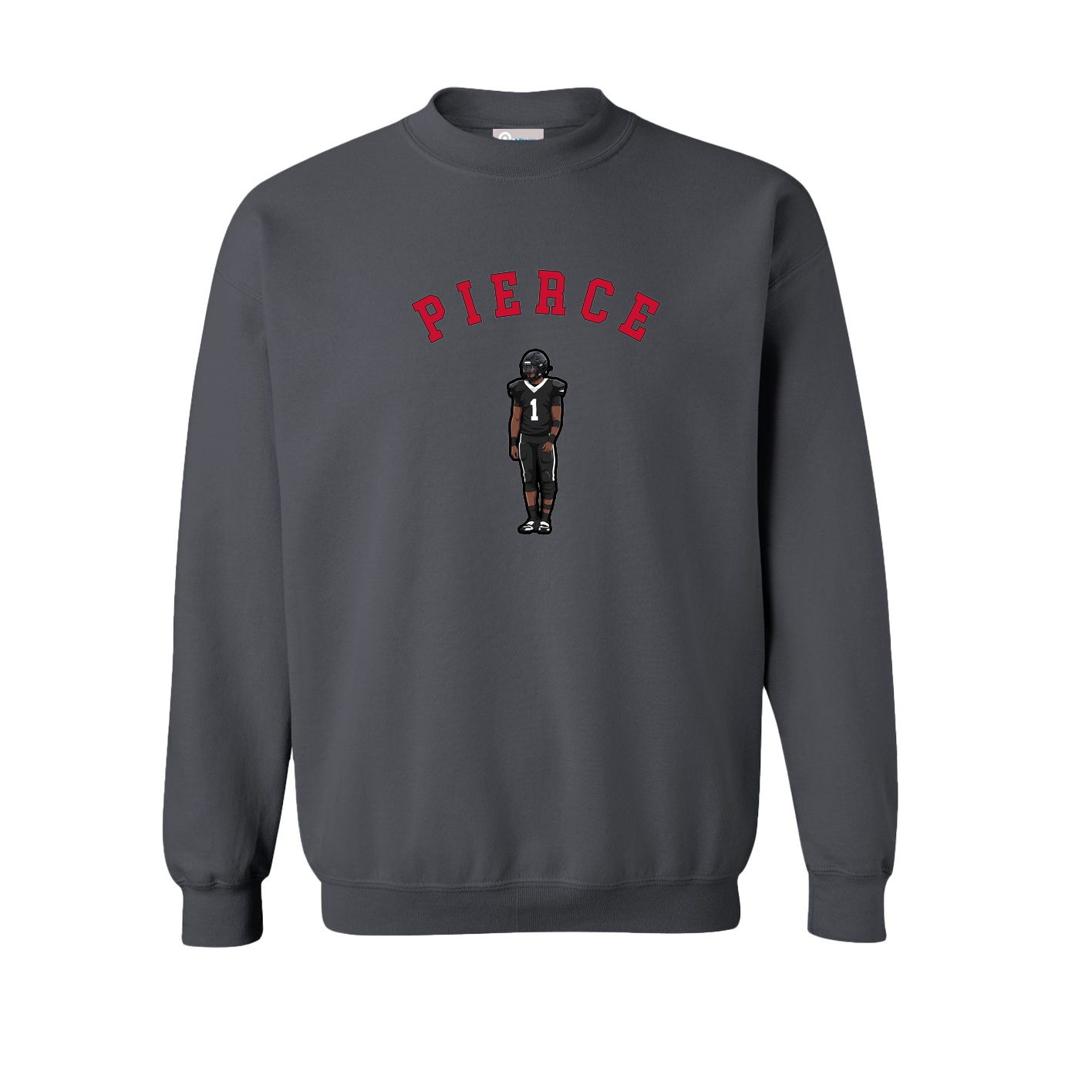 Fleece Crew — Shirsey Arch in Grey