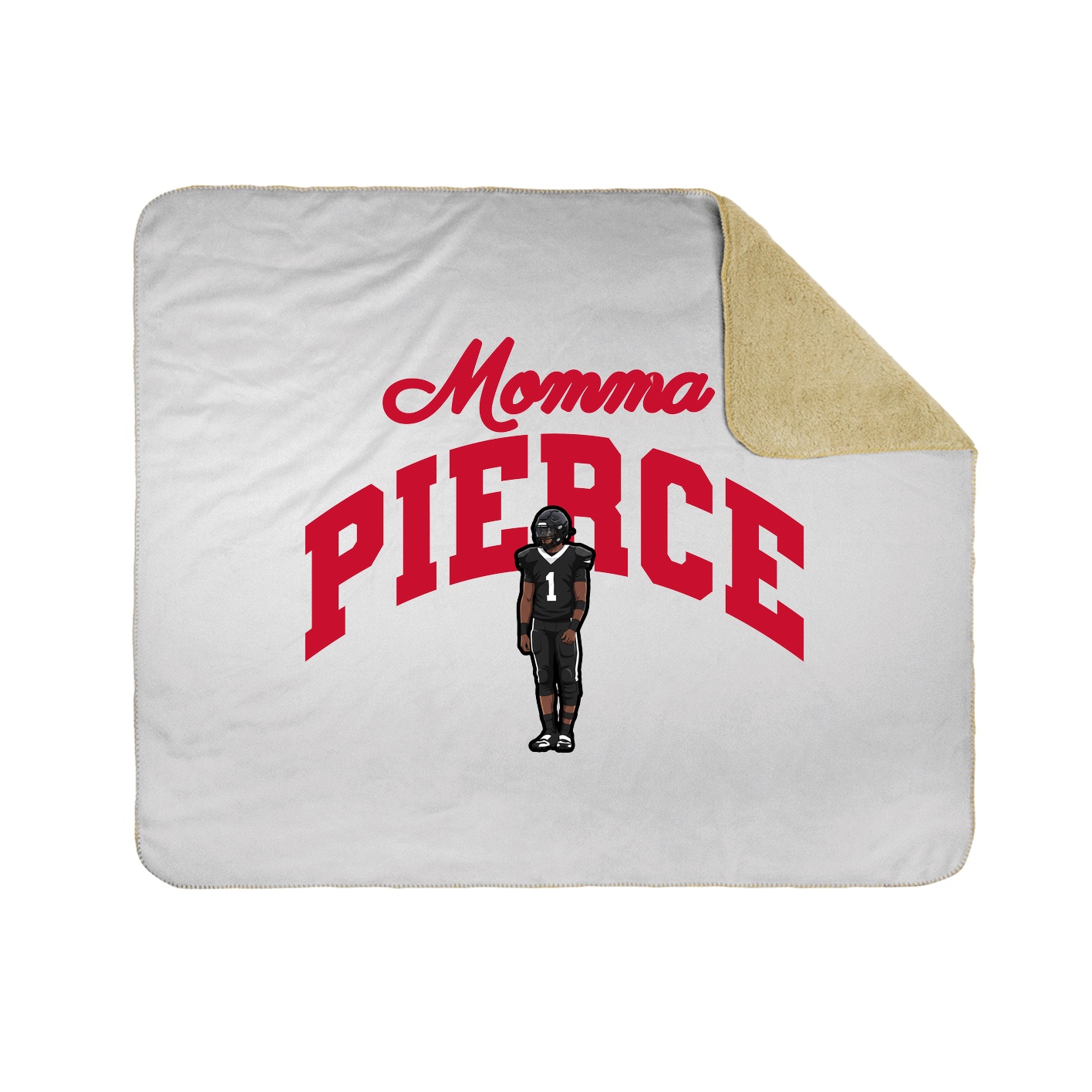 Throw Blanket — Mothers Day Arch in White