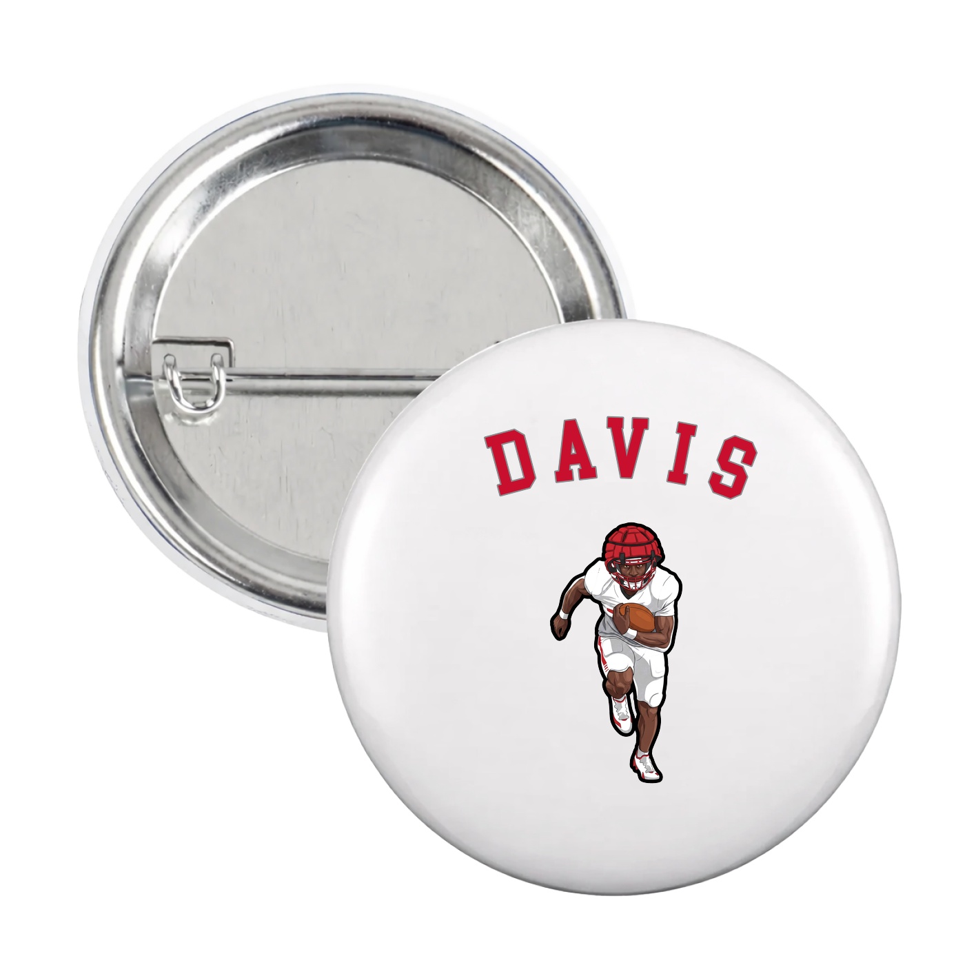 Game Day Button — Shirsey Arch in White