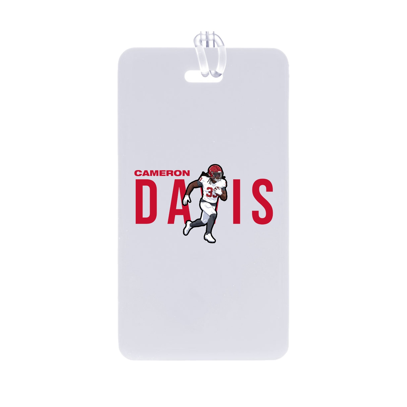 Bag Tag — Player Name in Classic