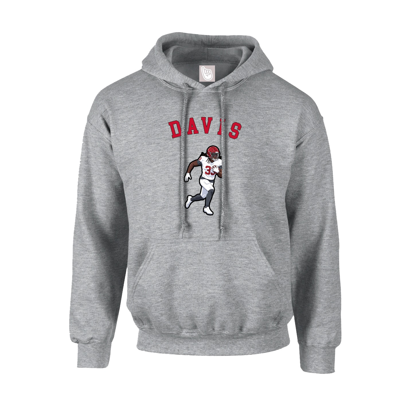 Youth Hoodie — Shirsey Arch in Grey