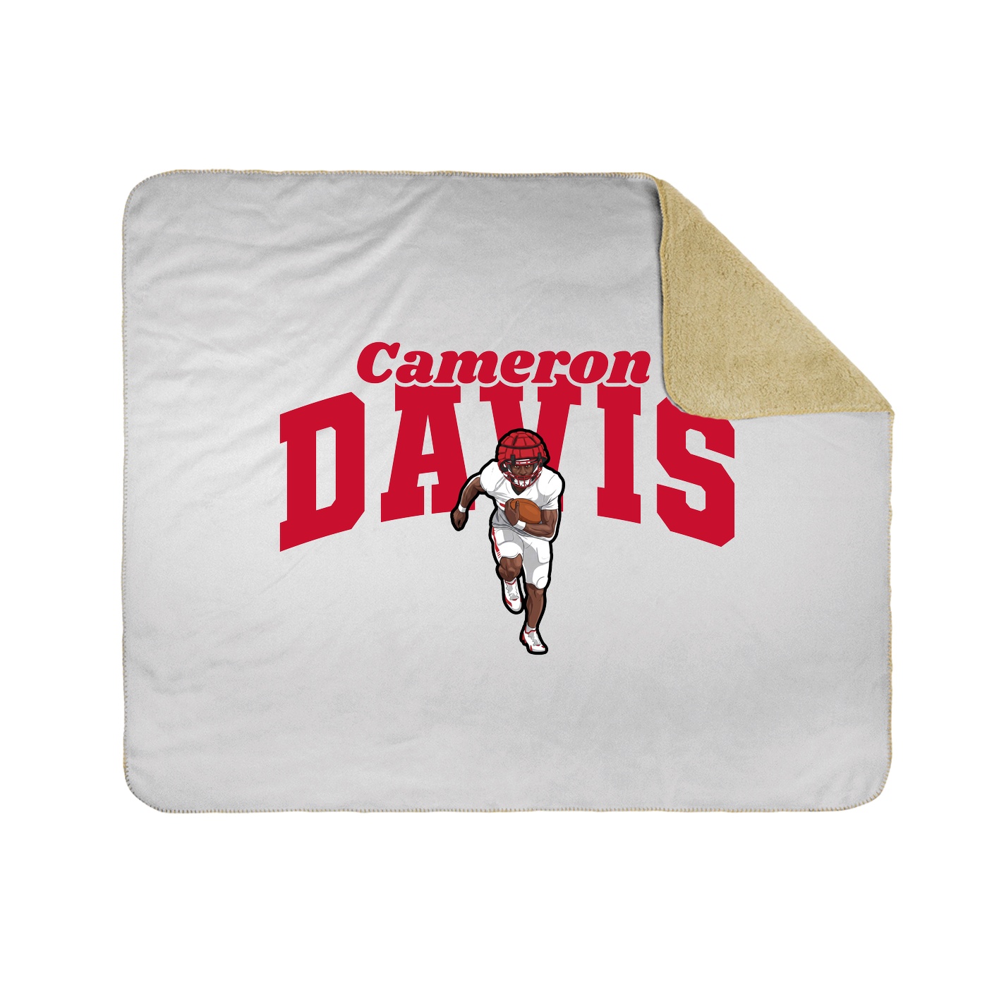 Throw Blanket — Signature Arch in White