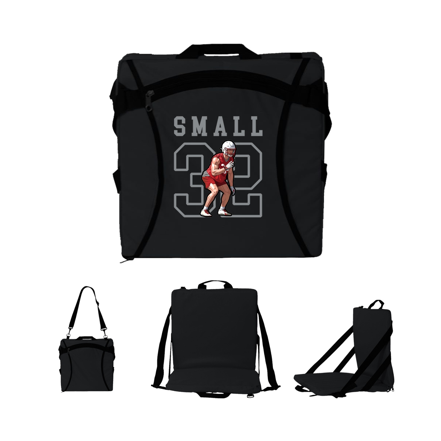 Folding Stadium Seat — Shirsey in Black