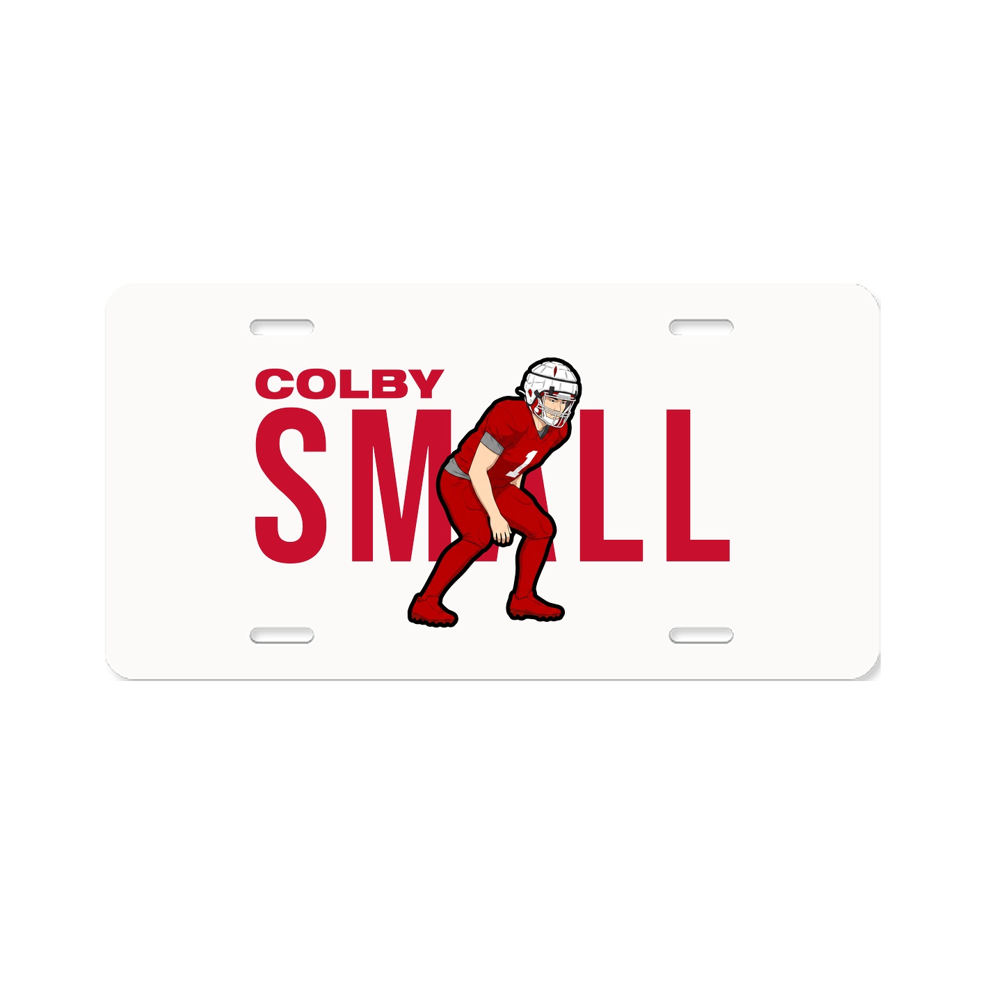 License Plate — Player Name in Classic