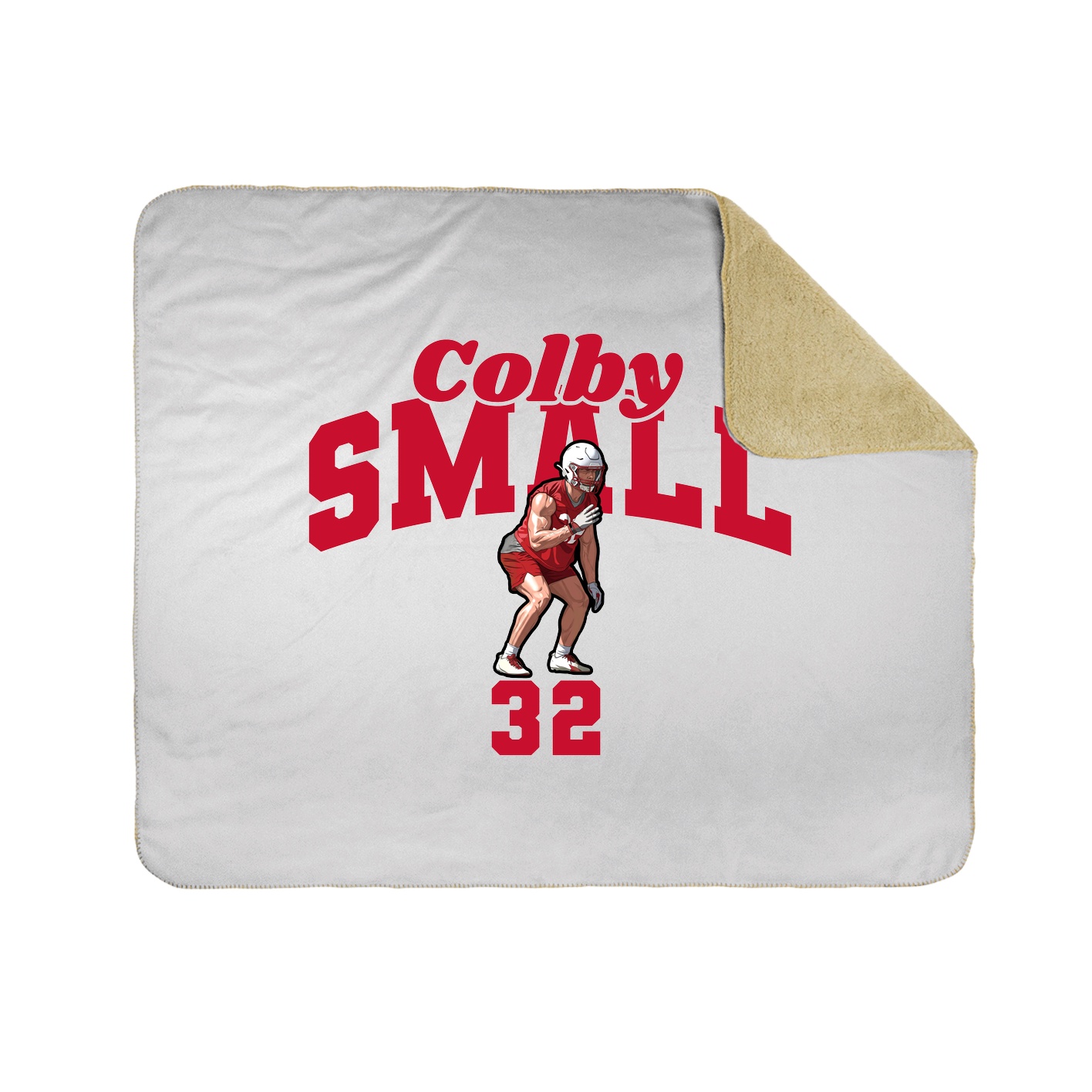Throw Blanket — Signature Arch in White