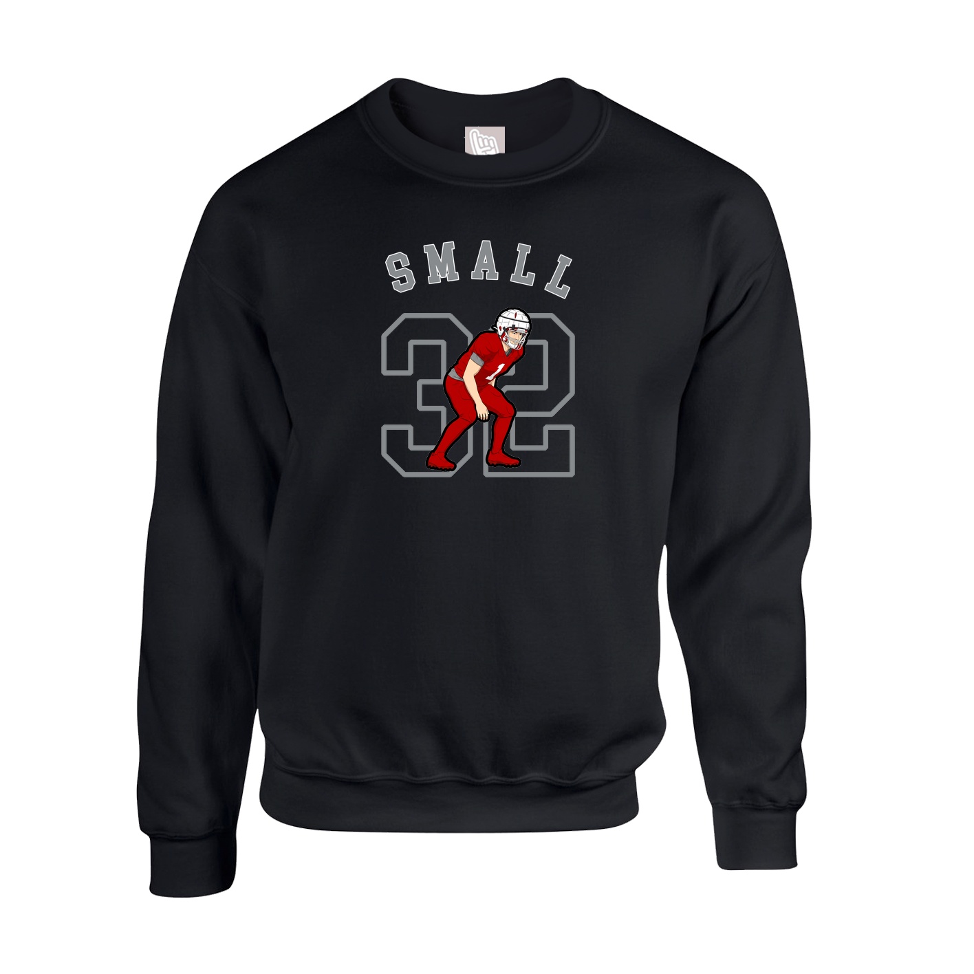 Fleece Crew — Shirsey Arch in Black