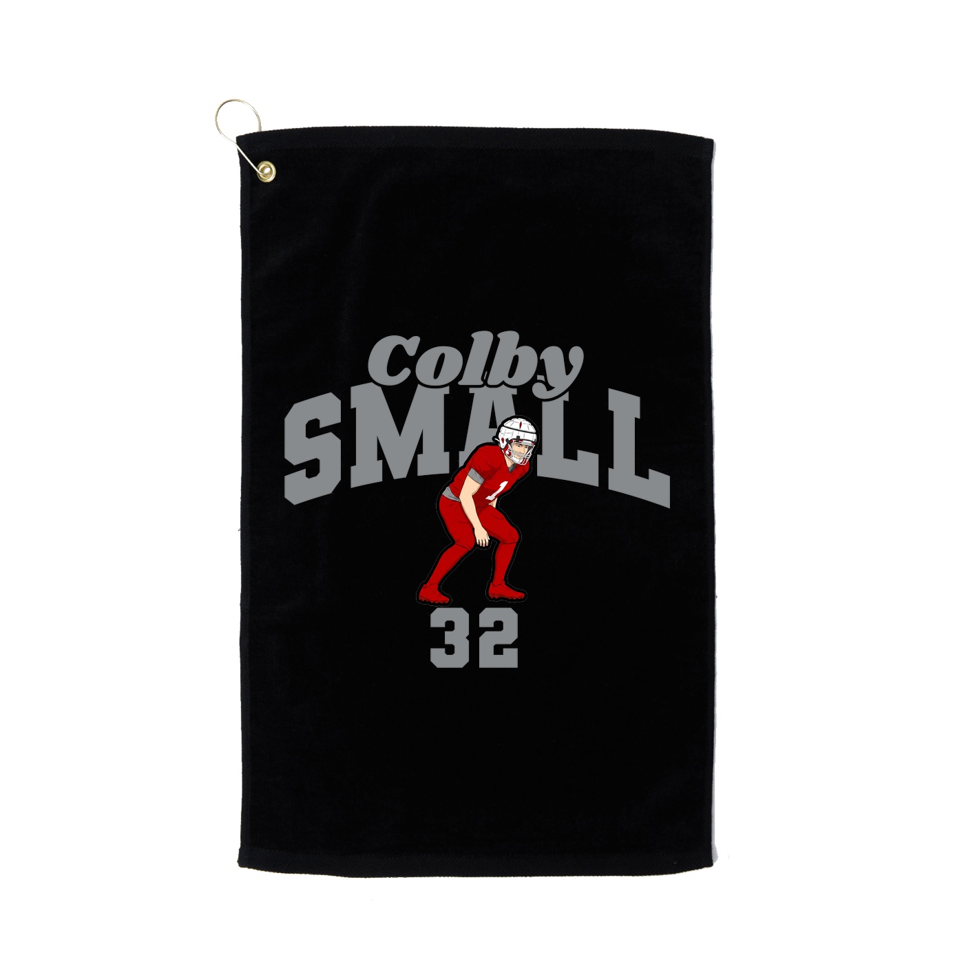Golf Towel — Signature Arch in Black
